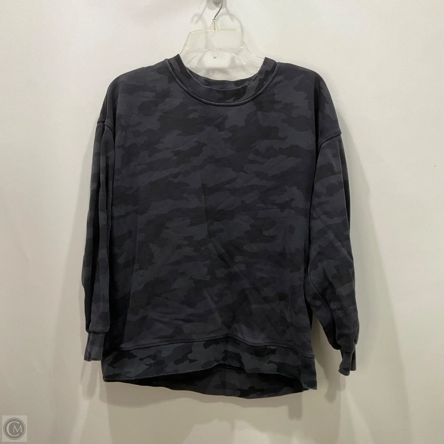 Sweatshirt Crewneck By Lululemon In Camouflage Print, Size: 10