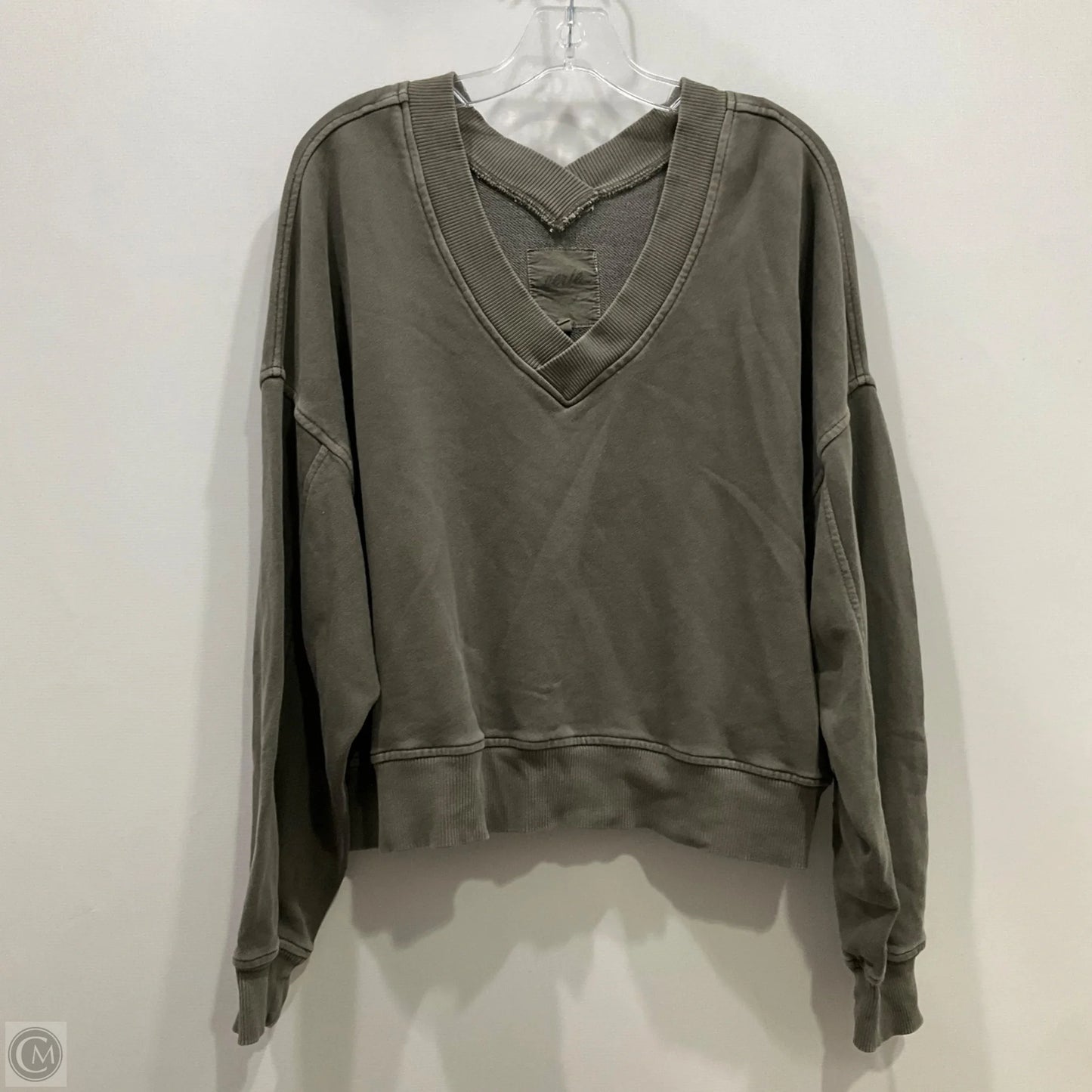 Sweatshirt Crewneck By Aerie In Green, Size: M