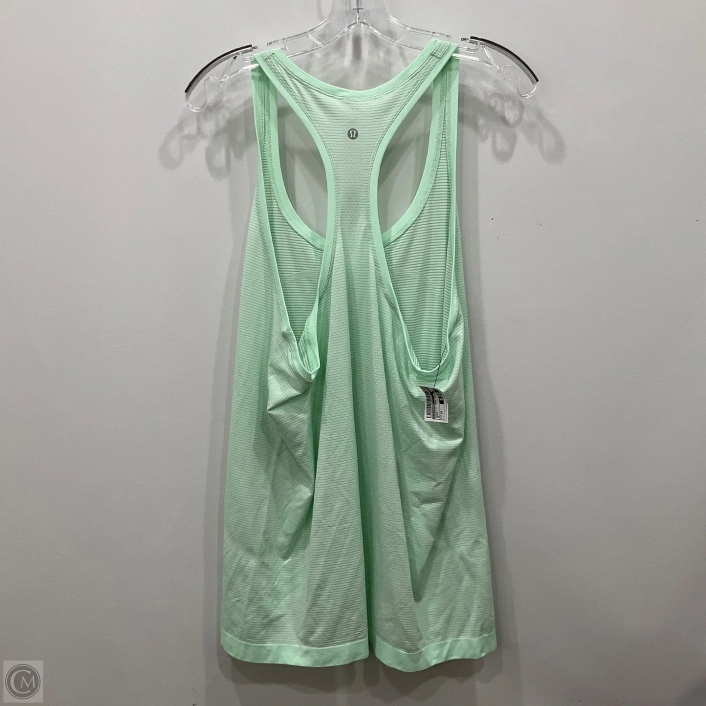 Athletic Tank Top By Lululemon In Green, Size: 16