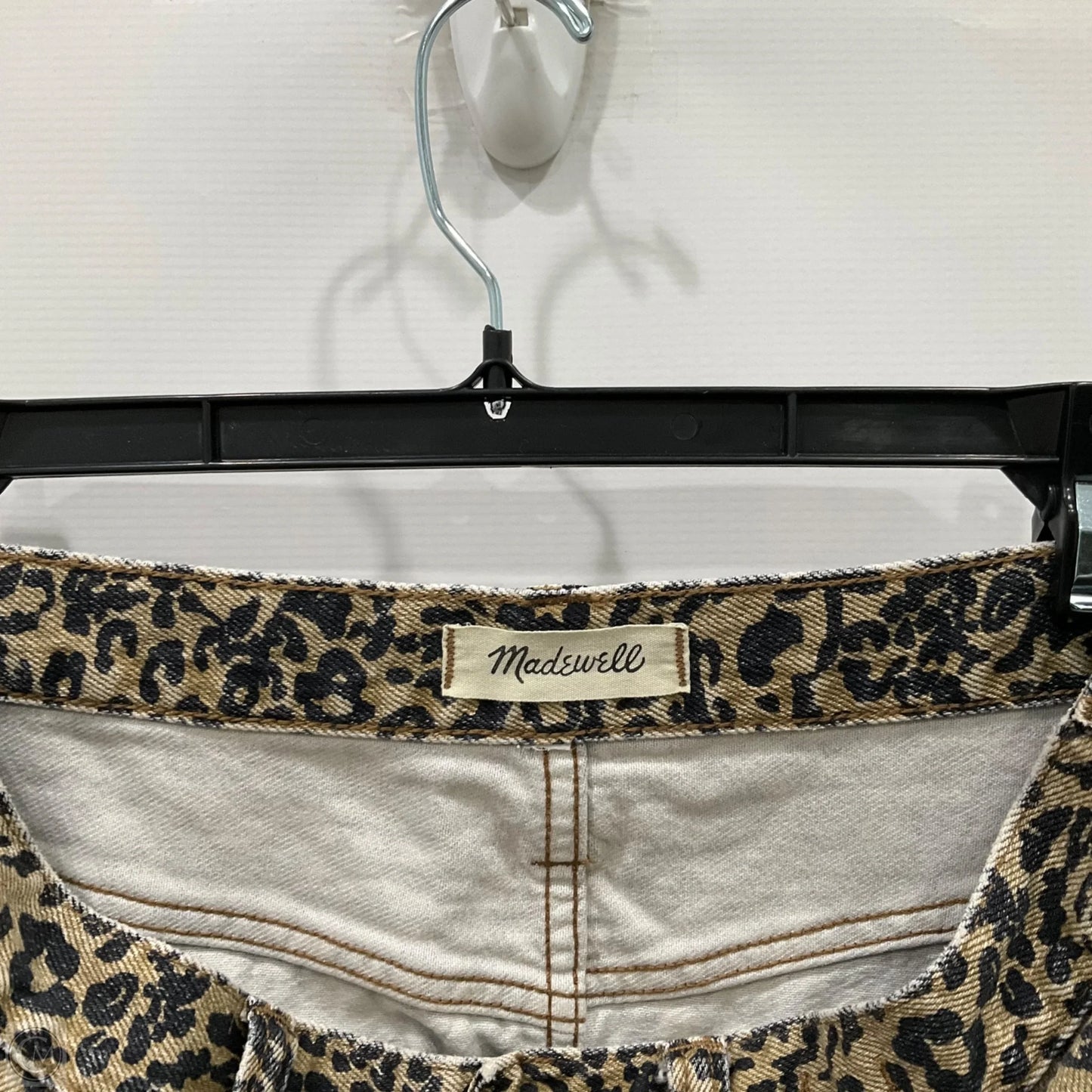 Skirt Mini & Short By Madewell In Animal Print, Size: 6