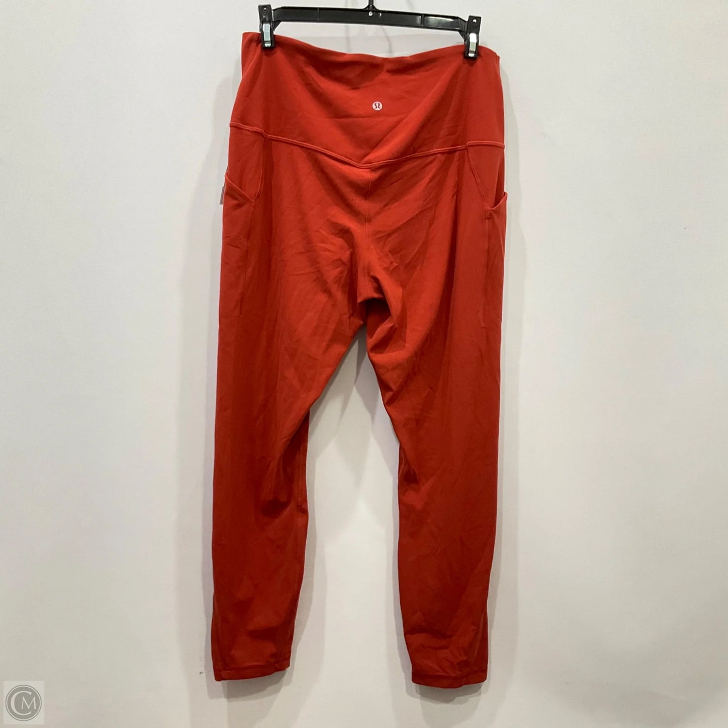 Athletic Leggings By Lululemon In Red, Size: 12