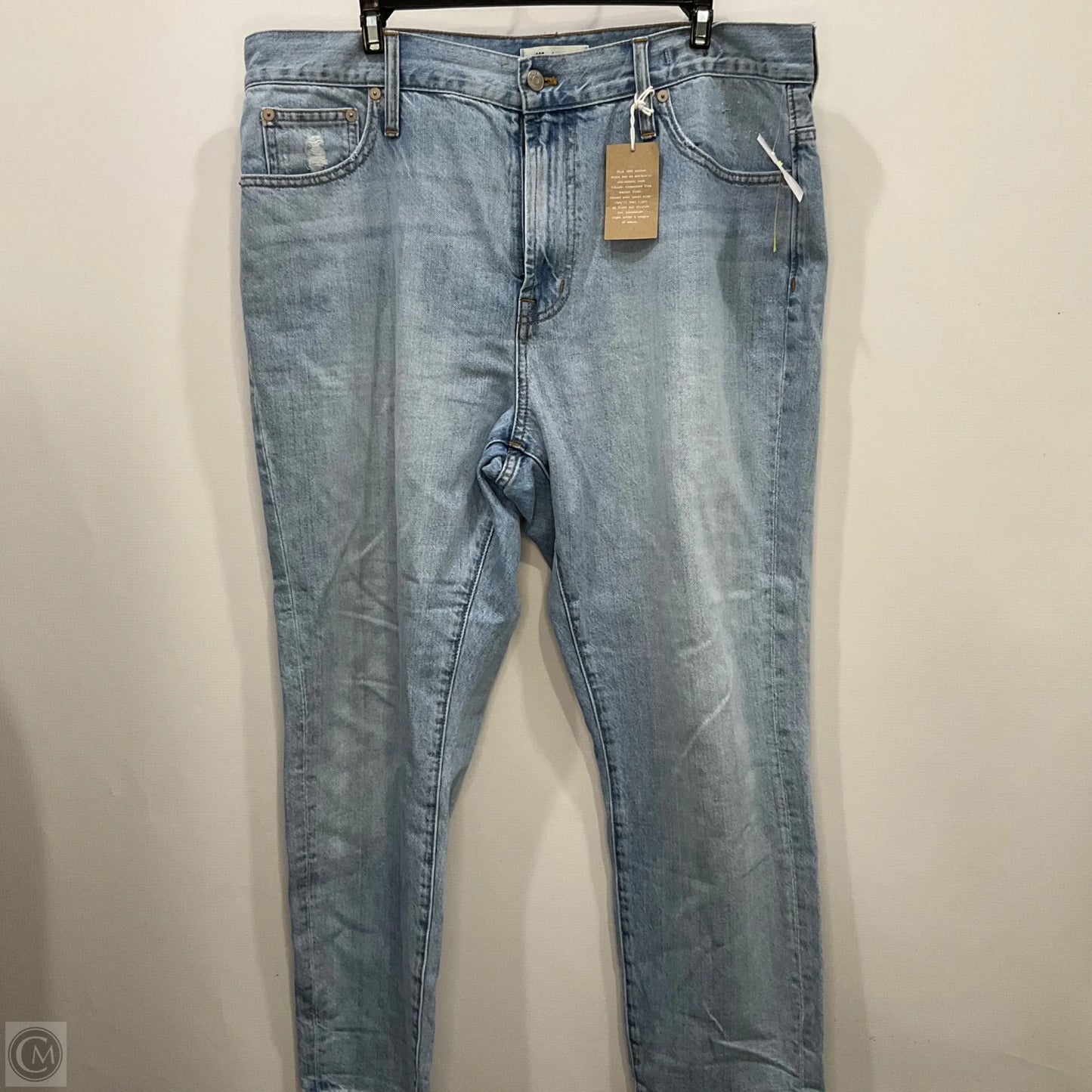 Jeans Boot Cut By Madewell In Blue Denim, Size: 16