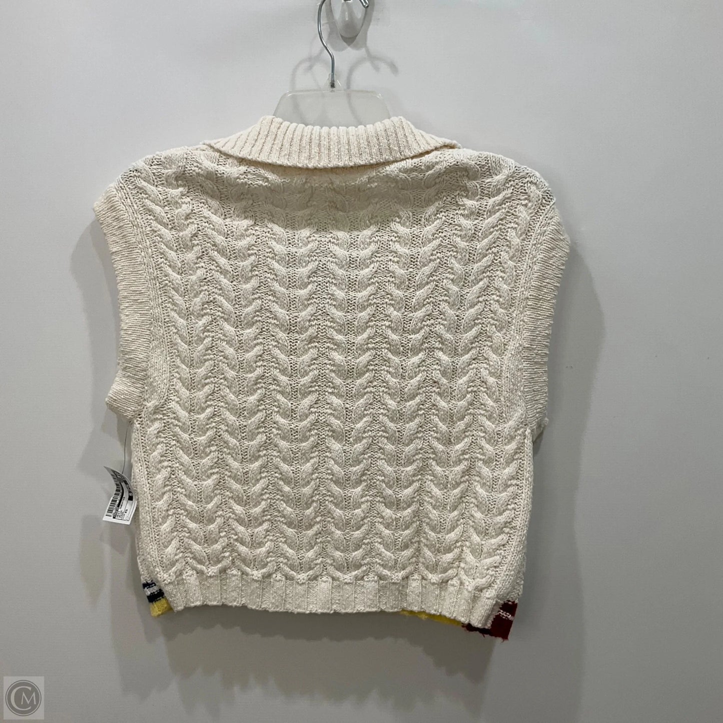 Vest Sweater By Maeve In Beige, Size: Xs