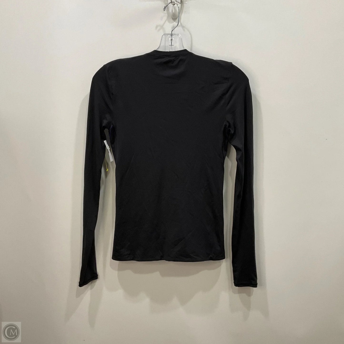Athletic Top Long Sleeve Crewneck By Lululemon In Black, Size: S