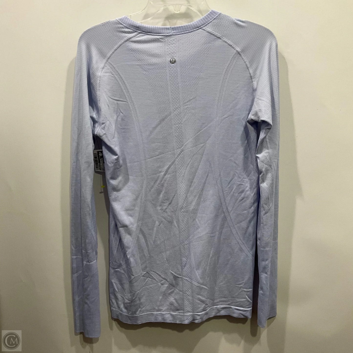 Athletic Top Long Sleeve Crewneck By Lululemon In Blue, Size: 10