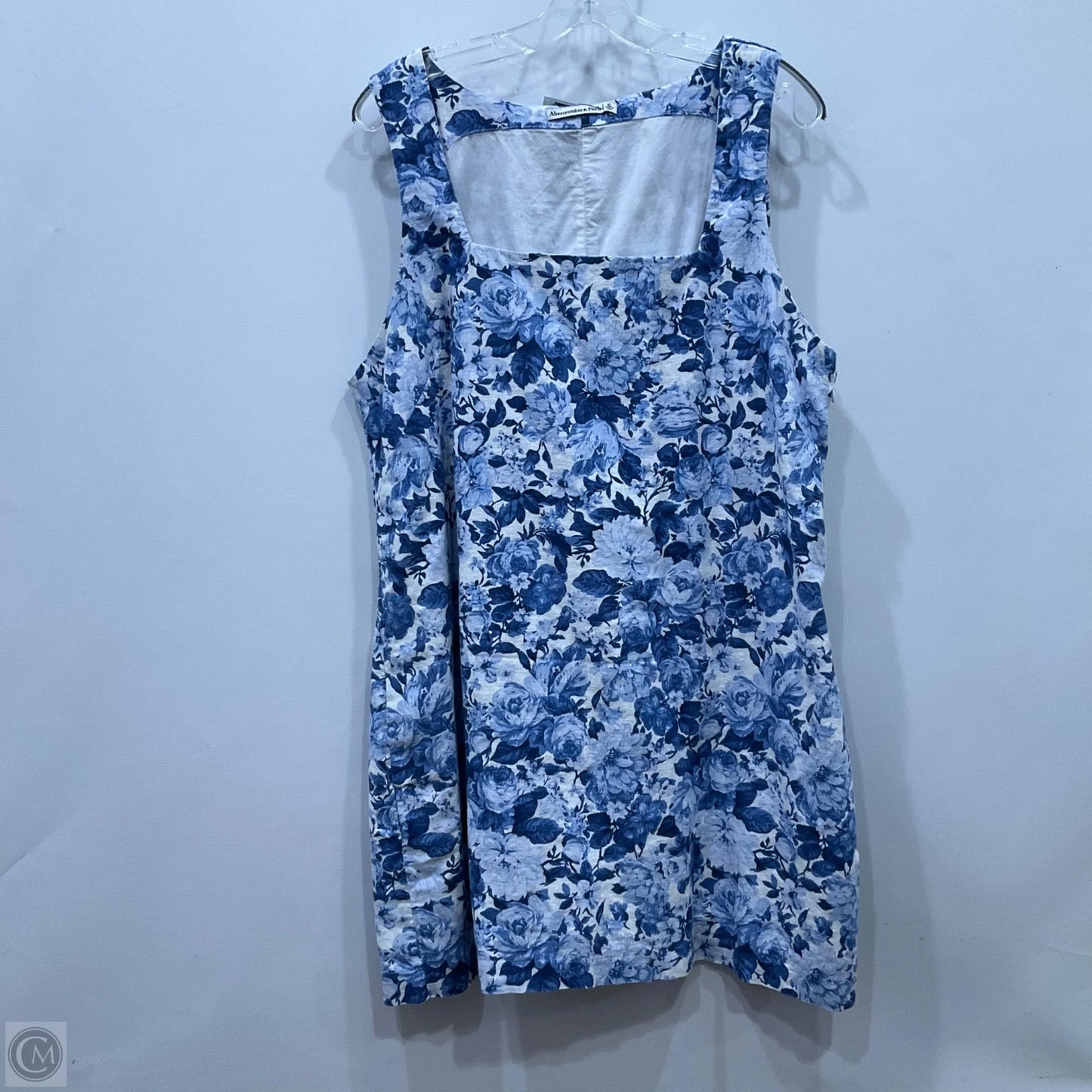 Dress Casual Midi By Abercrombie And Fitch In Blue, Size: Xl