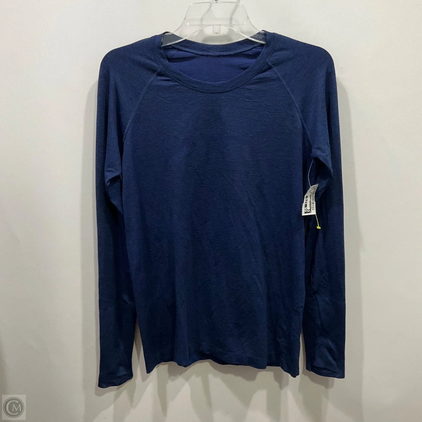 Athletic Top Long Sleeve Crewneck By Lululemon In Navy, Size: 6