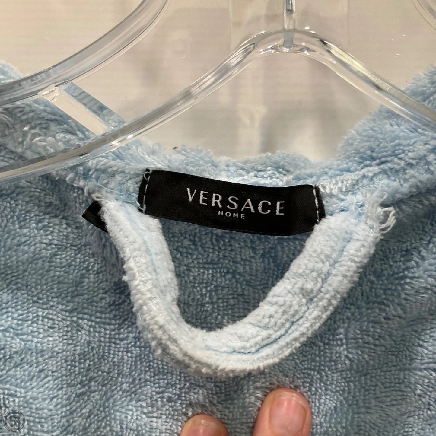 Pajamas Luxury Designer By Versace In Blue, Size: S