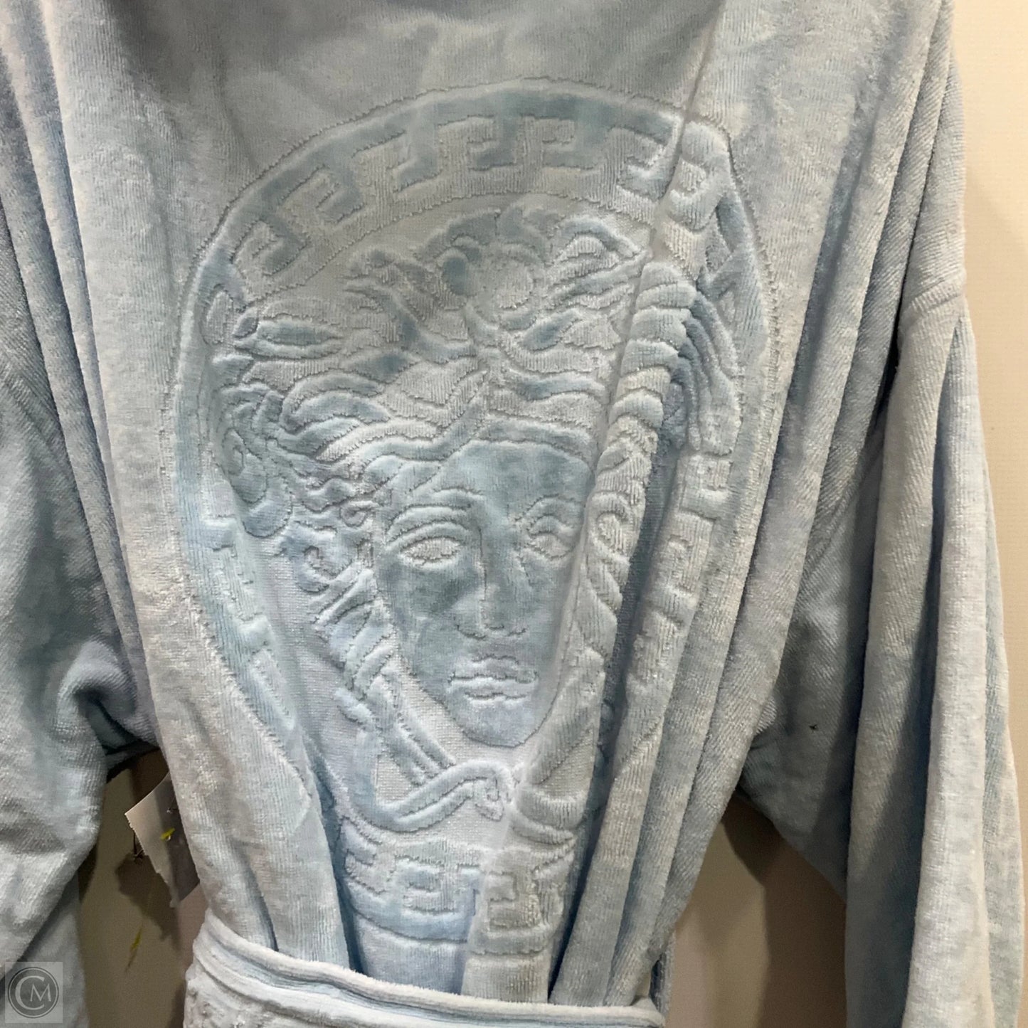 Pajamas Luxury Designer By Versace In Blue, Size: S
