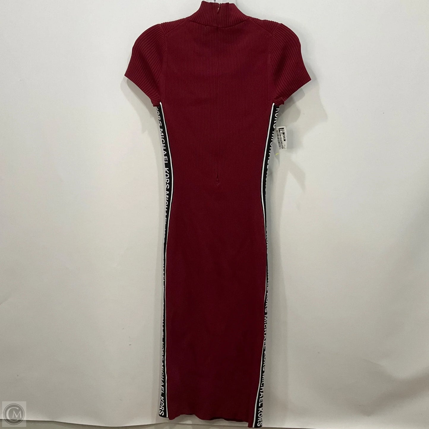 Dress Casual Midi By Michael By Michael Kors In Red, Size: Xs