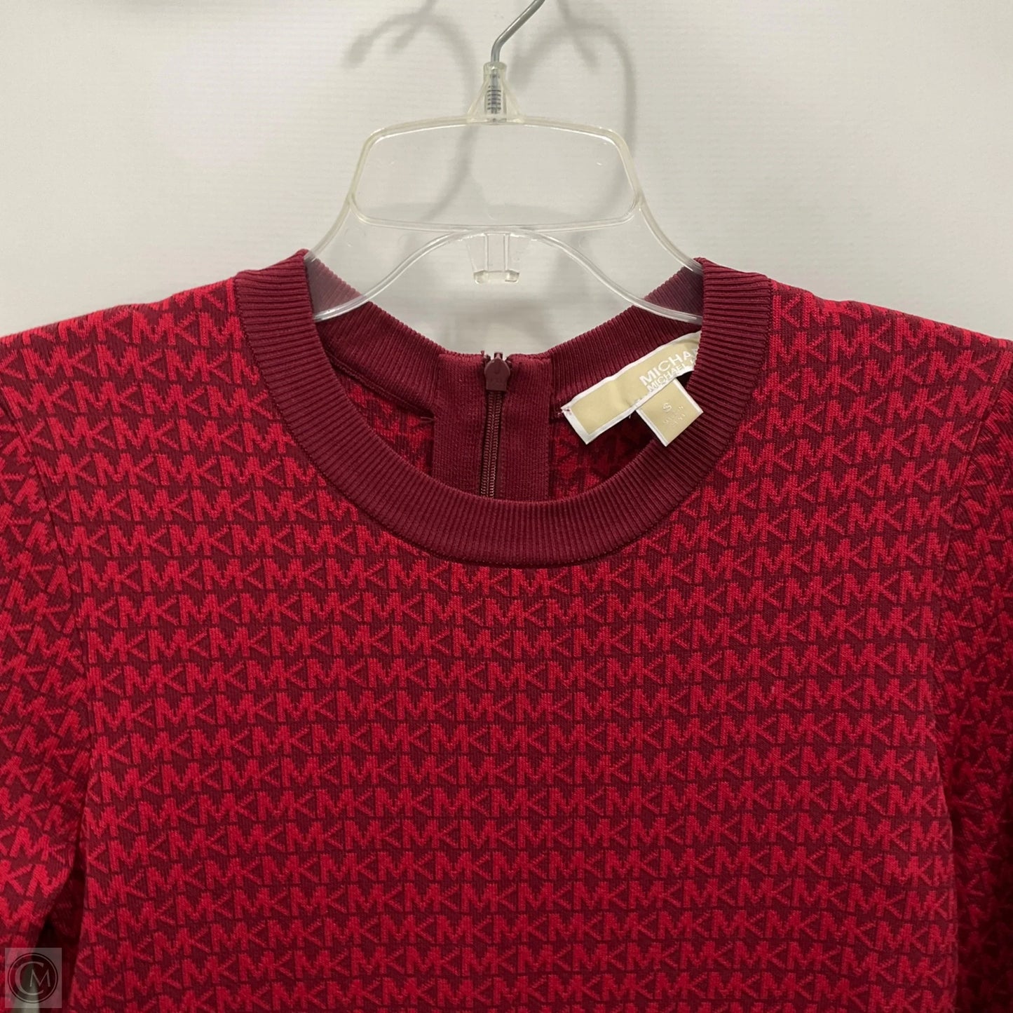 Dress Casual Midi By Michael By Michael Kors In Red, Size: S