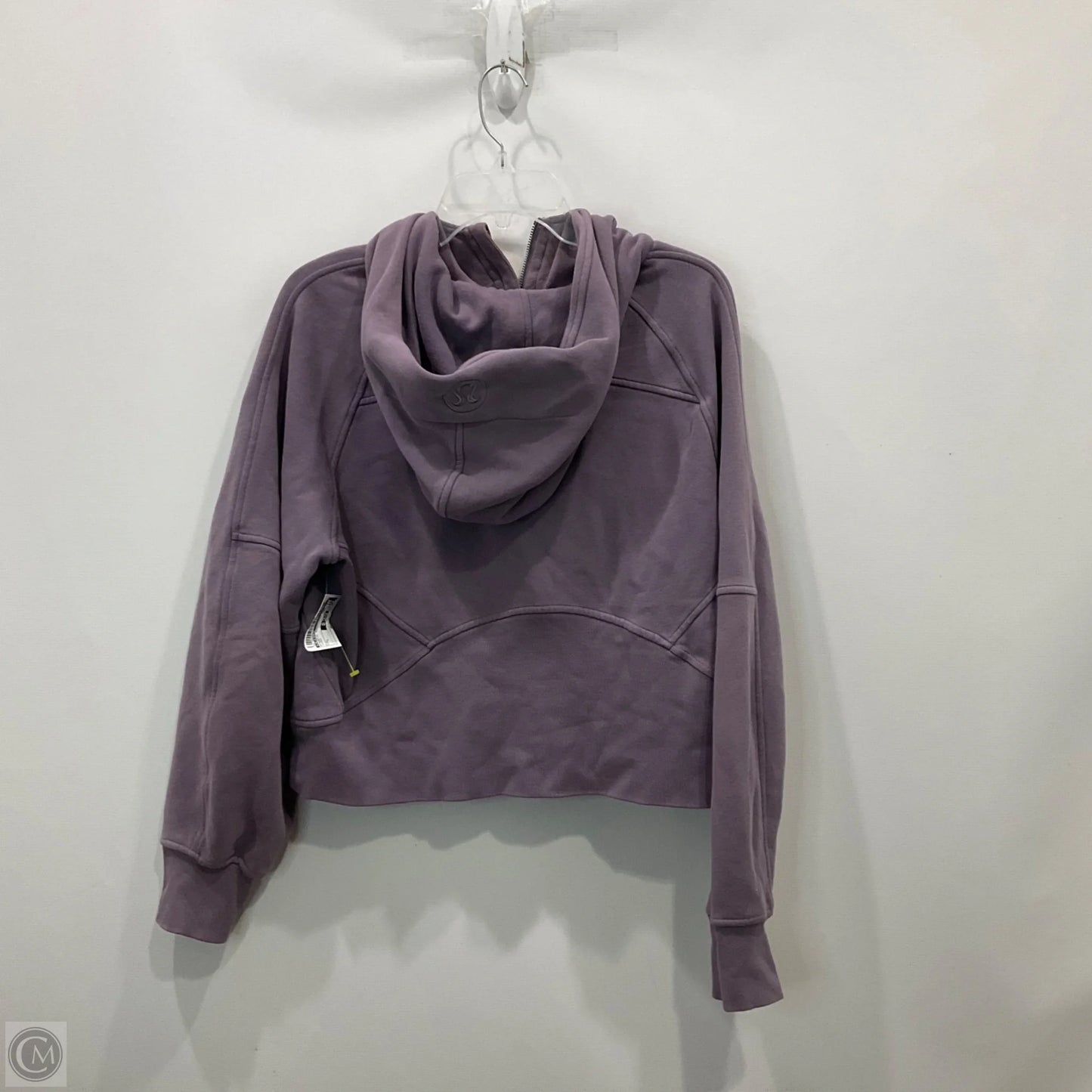 Athletic Sweatshirt Hoodie By Lululemon In Purple, Size: L