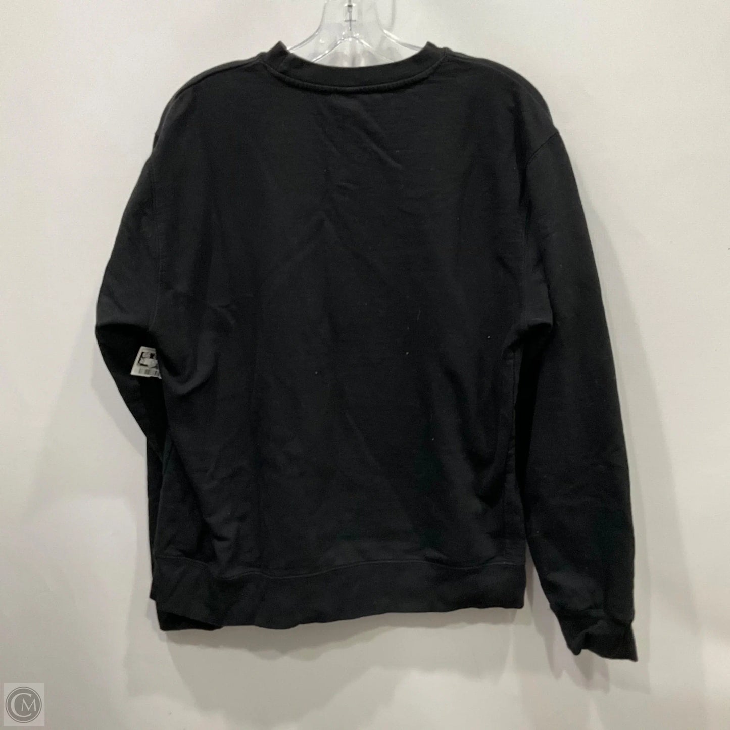 Sweatshirt Crewneck By Clothes Mentor In Black, Size: M