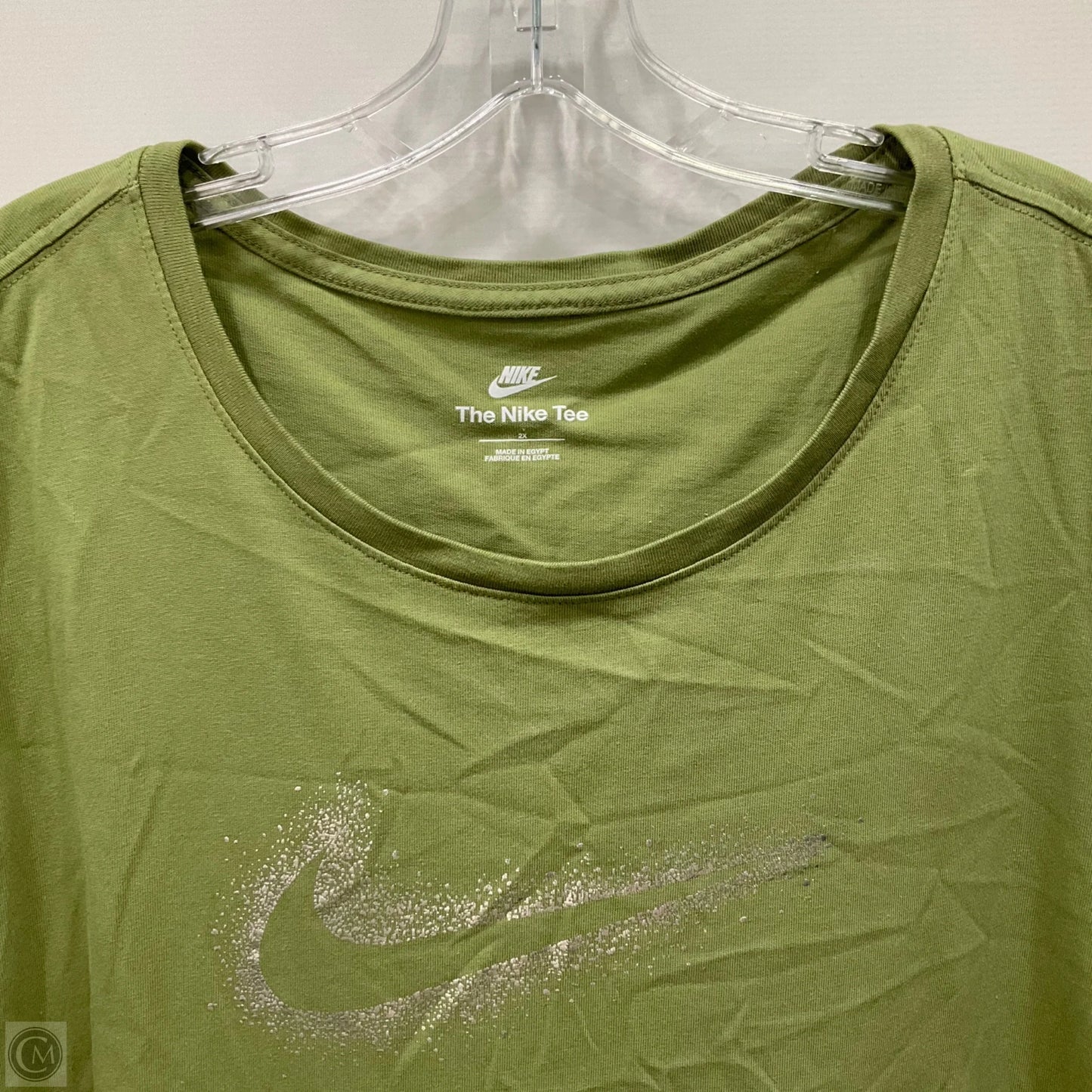 Top Short Sleeve By Nike Apparel In Green, Size: 2x