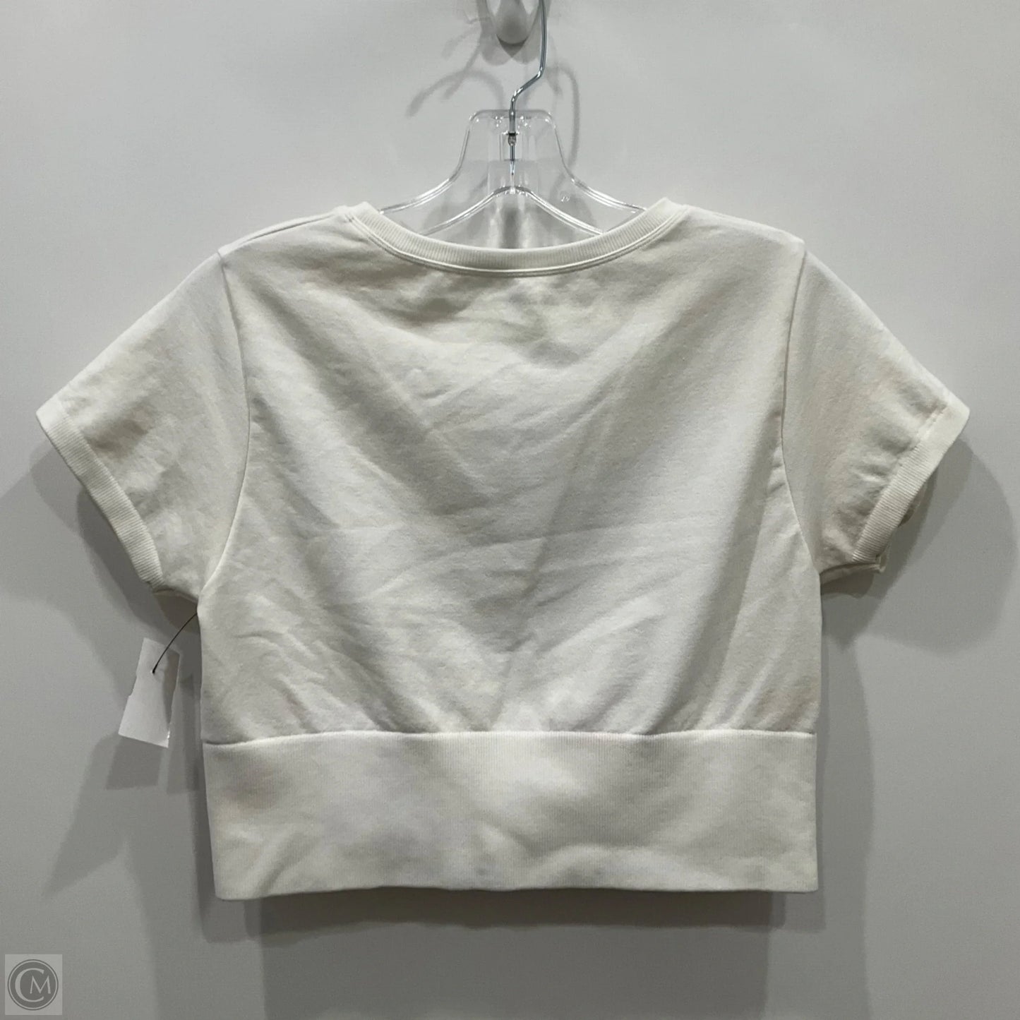 Top Short Sleeve By Aerie In White, Size: L