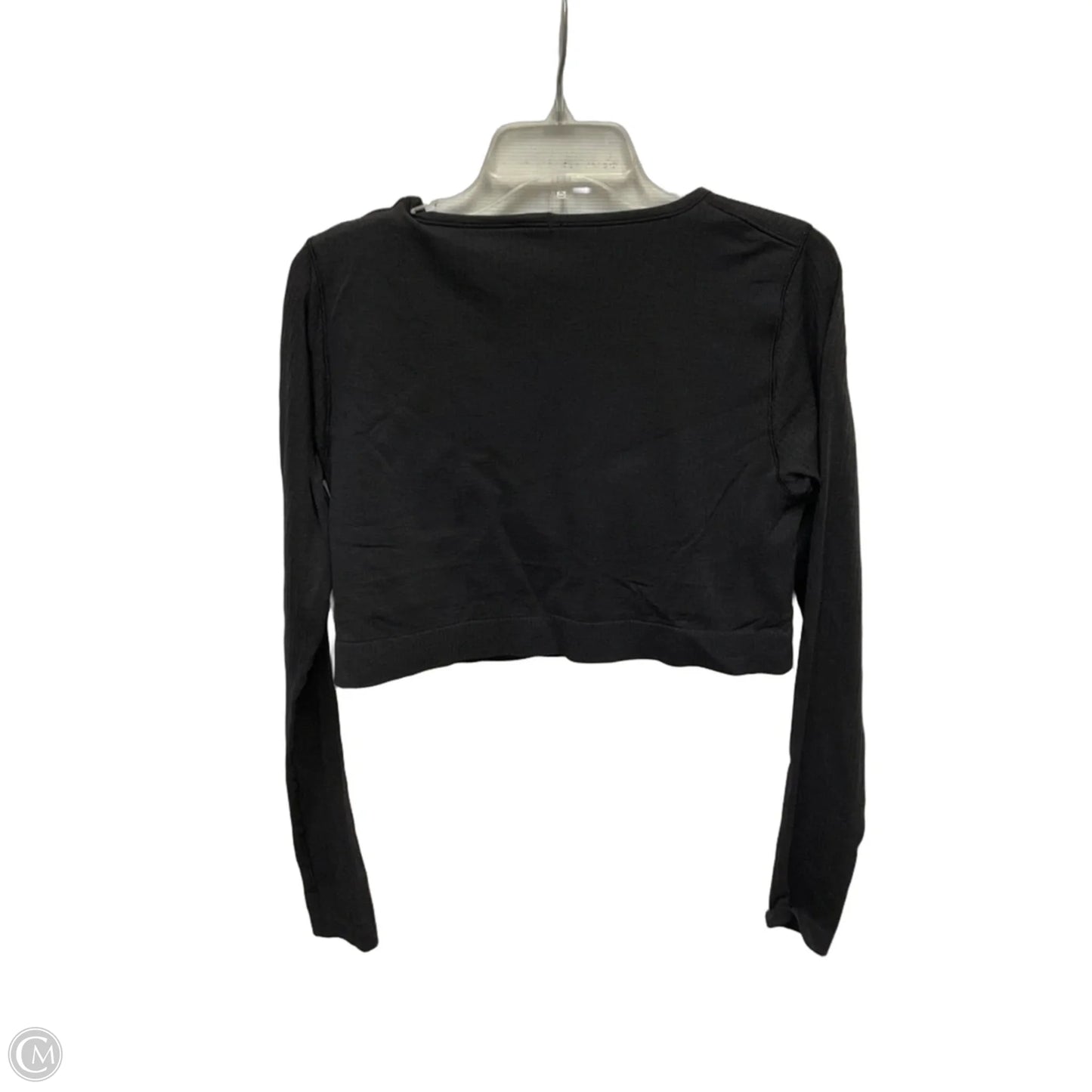 Athletic Top Long Sleeve Crewneck By Lululemon In Black, Size: 12