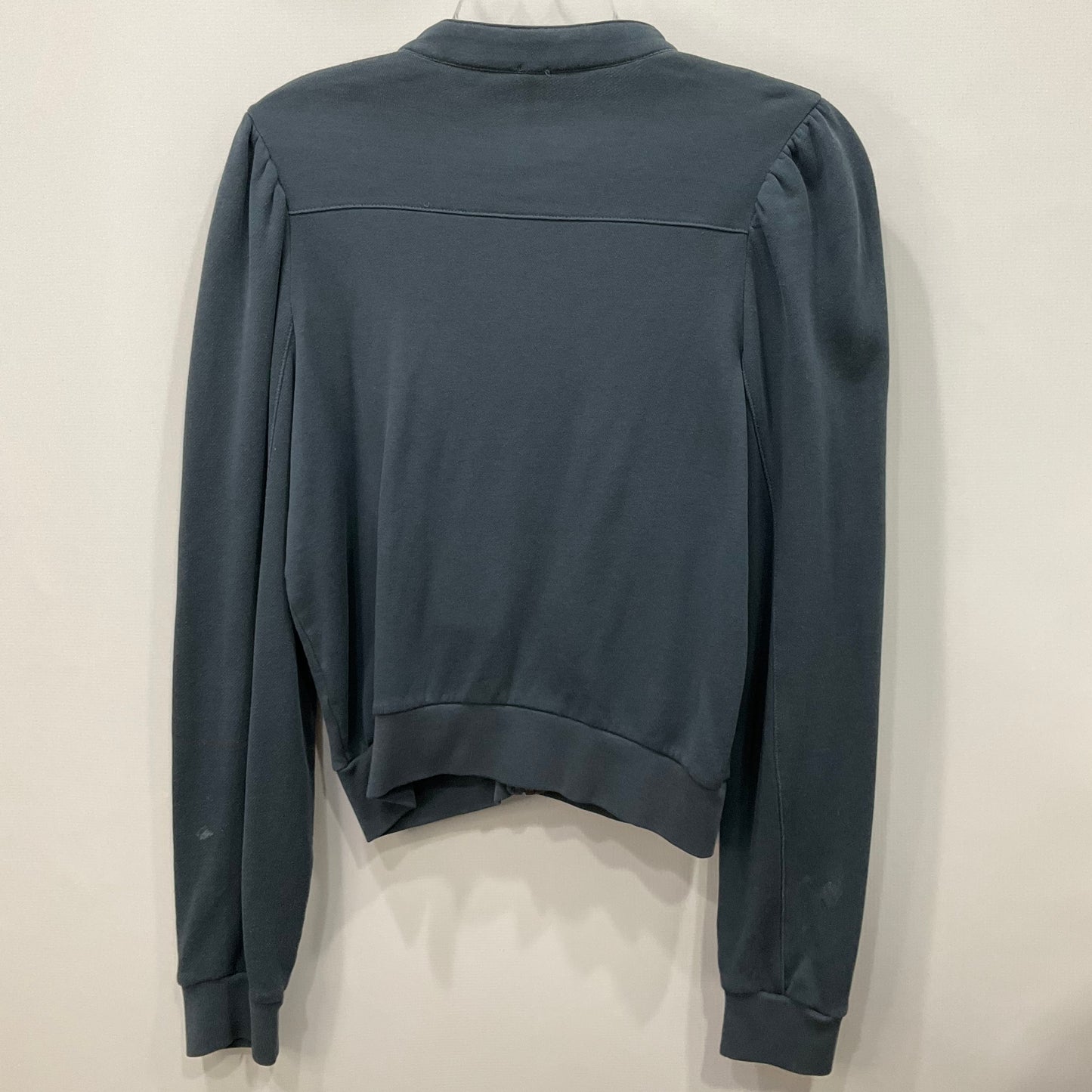 Sweatshirt Hoodie By Free People In Blue, Size: L