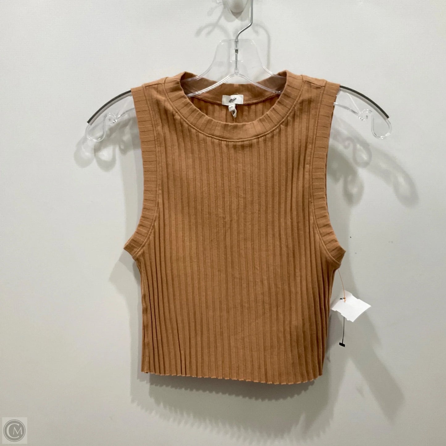 Top Sleeveless By Aerie In Tan, Size: M