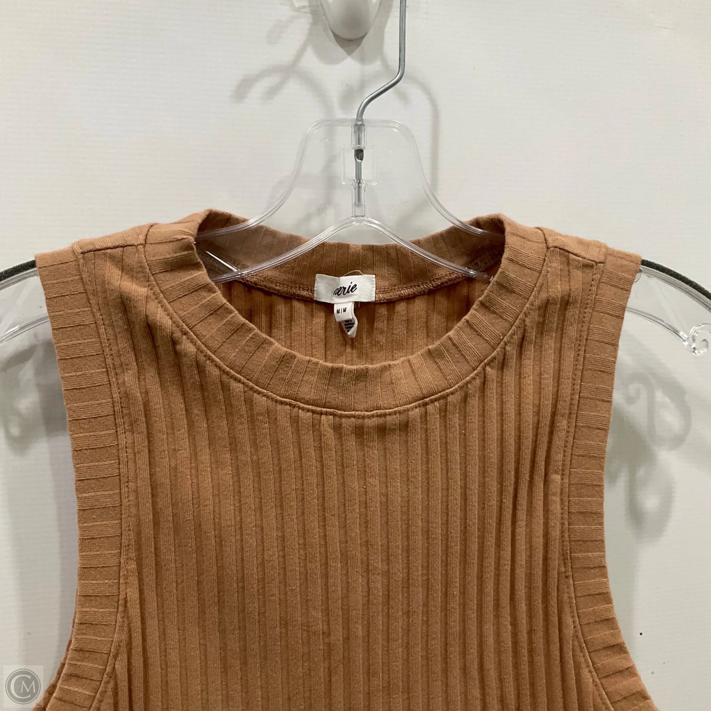 Top Sleeveless By Aerie In Tan, Size: M