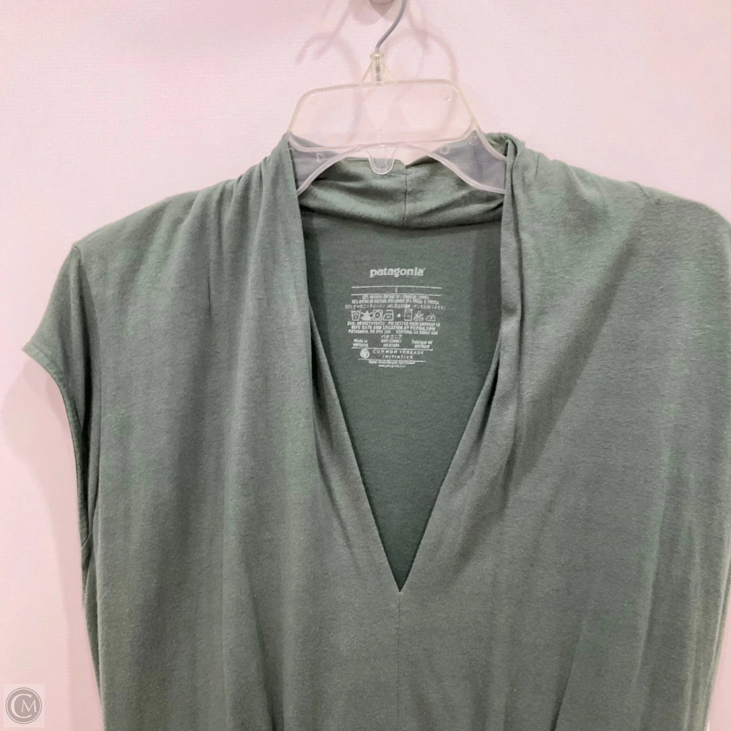 Dress Casual Midi By Patagonia In Green, Size: L