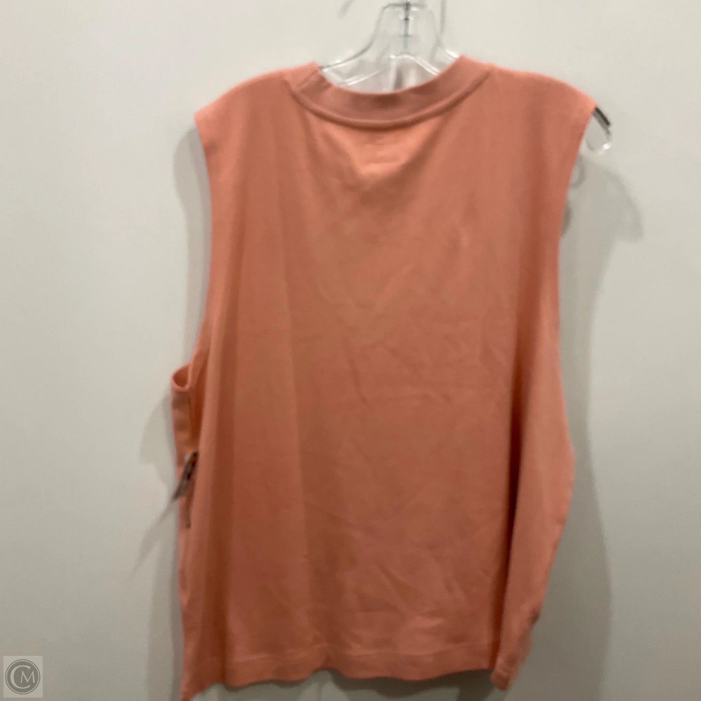 Top Sleeveless By Cmf In Pink, Size: Xxl