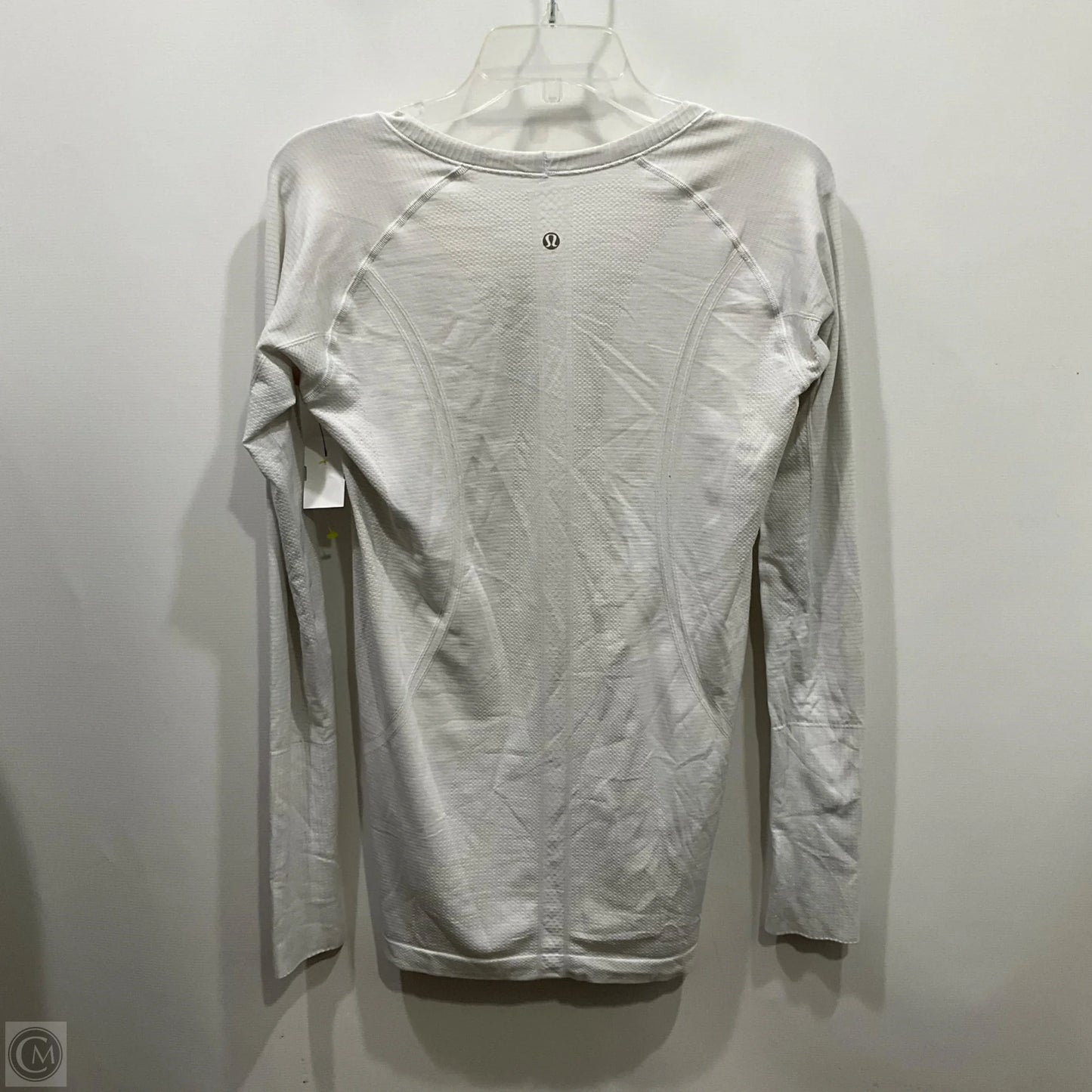 Athletic Top Long Sleeve Crewneck By Lululemon In Grey, Size: 8