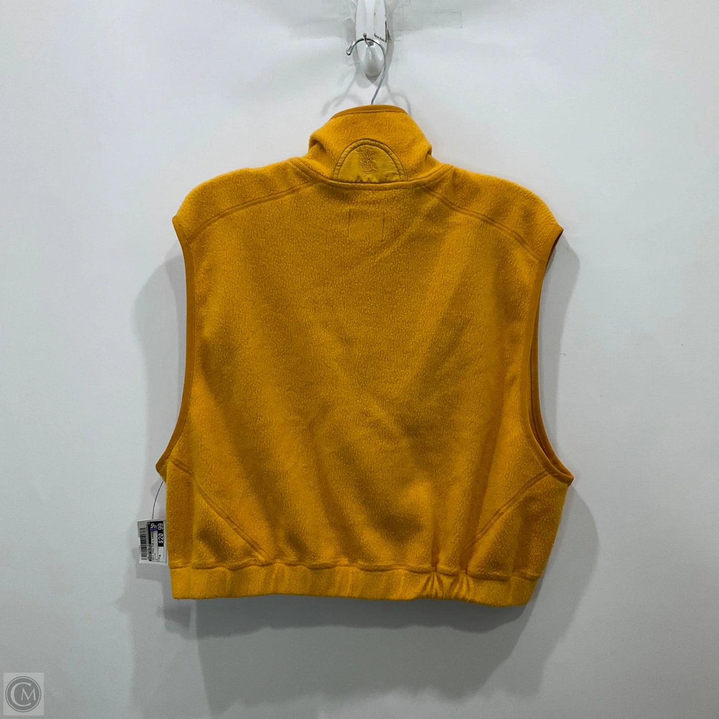Vest Faux Fur & Sherpa By Free People In Yellow, Size: M