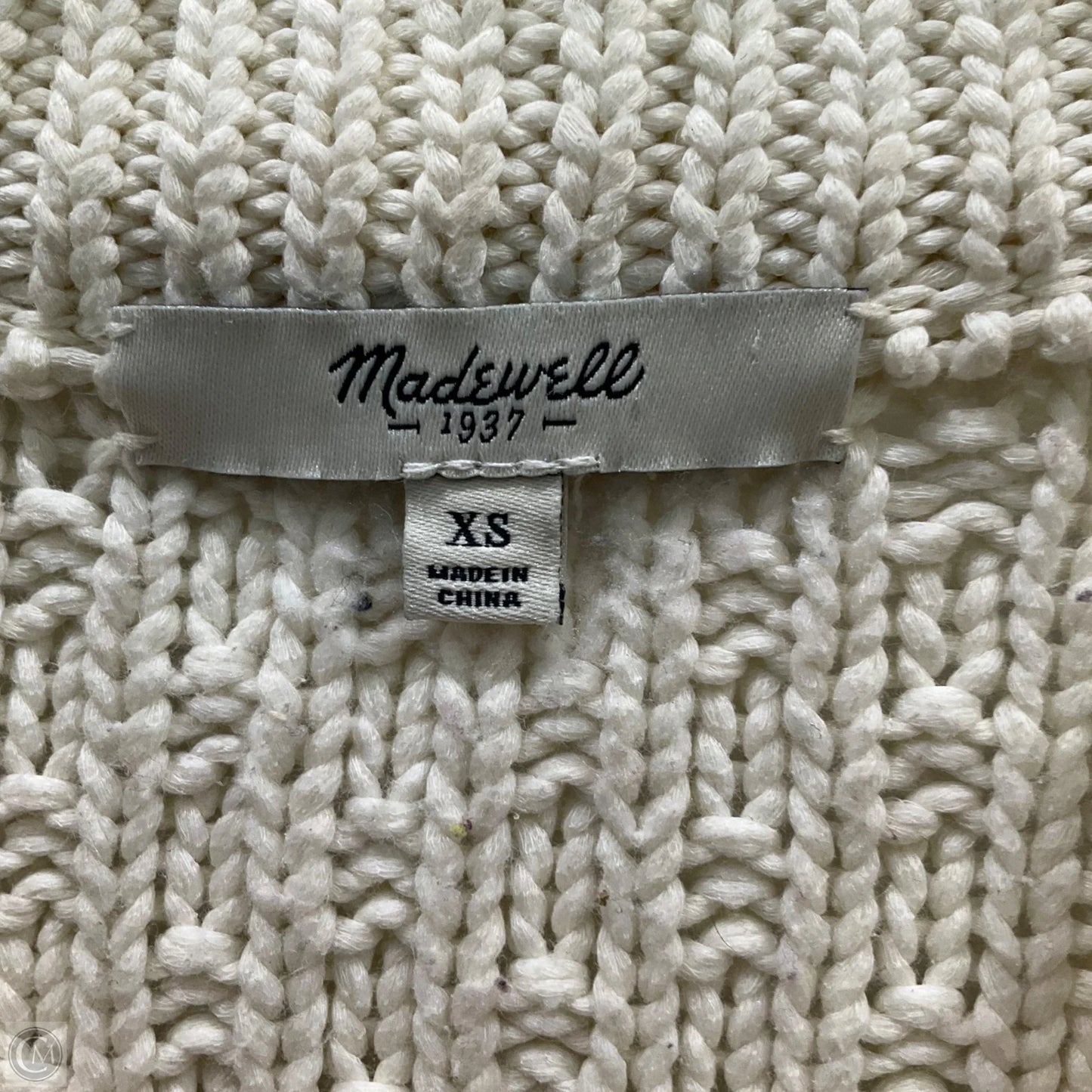 Sweater By Madewell In White, Size: Xs