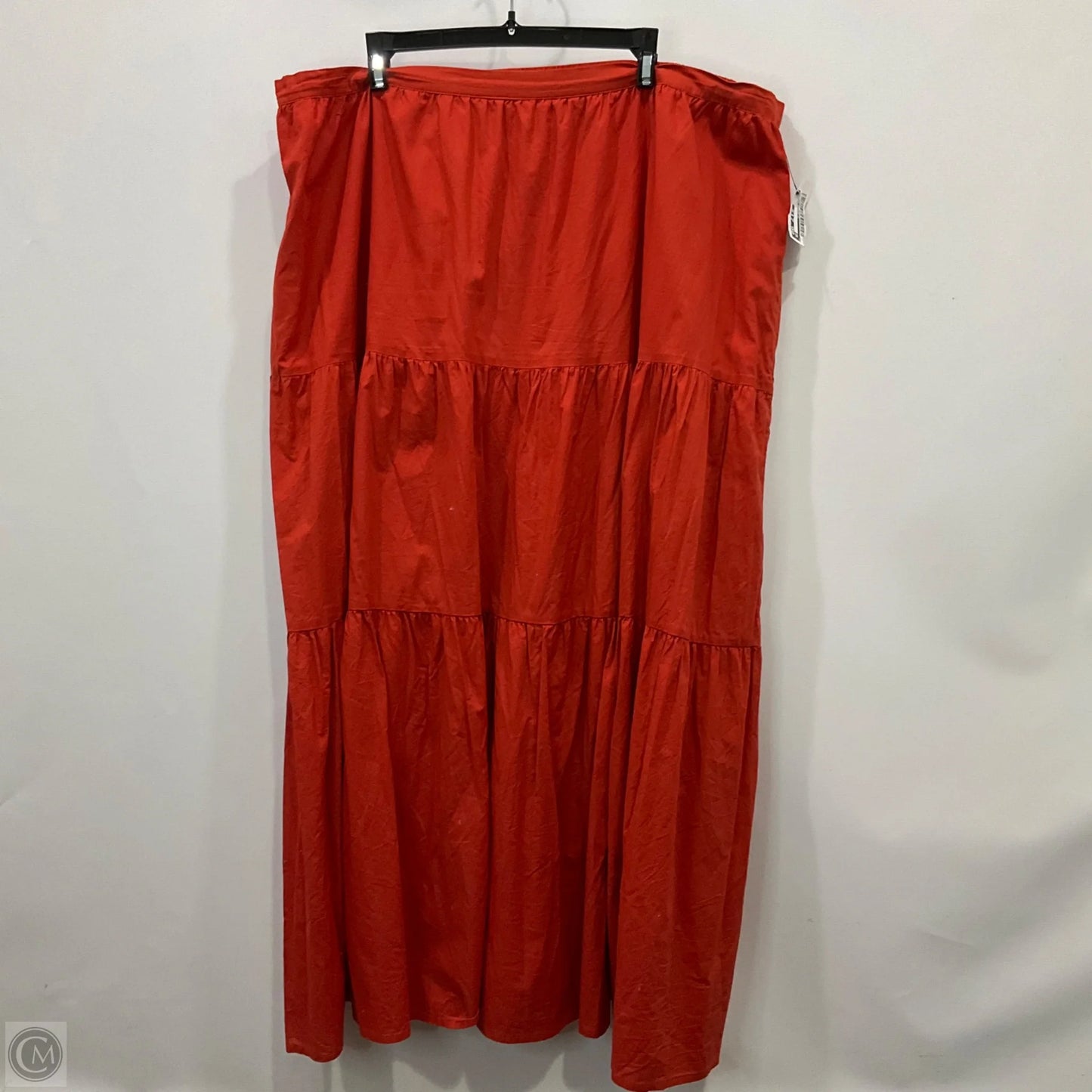 Skirt Maxi By Banana Republic In Orange, Size: Xl