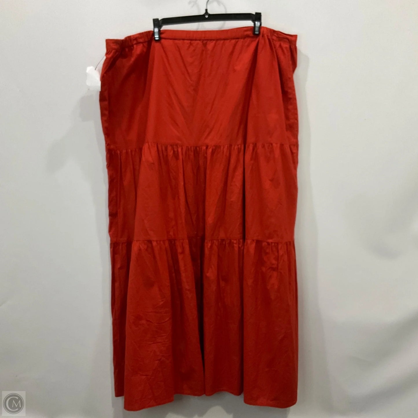 Skirt Maxi By Banana Republic In Orange, Size: Xl