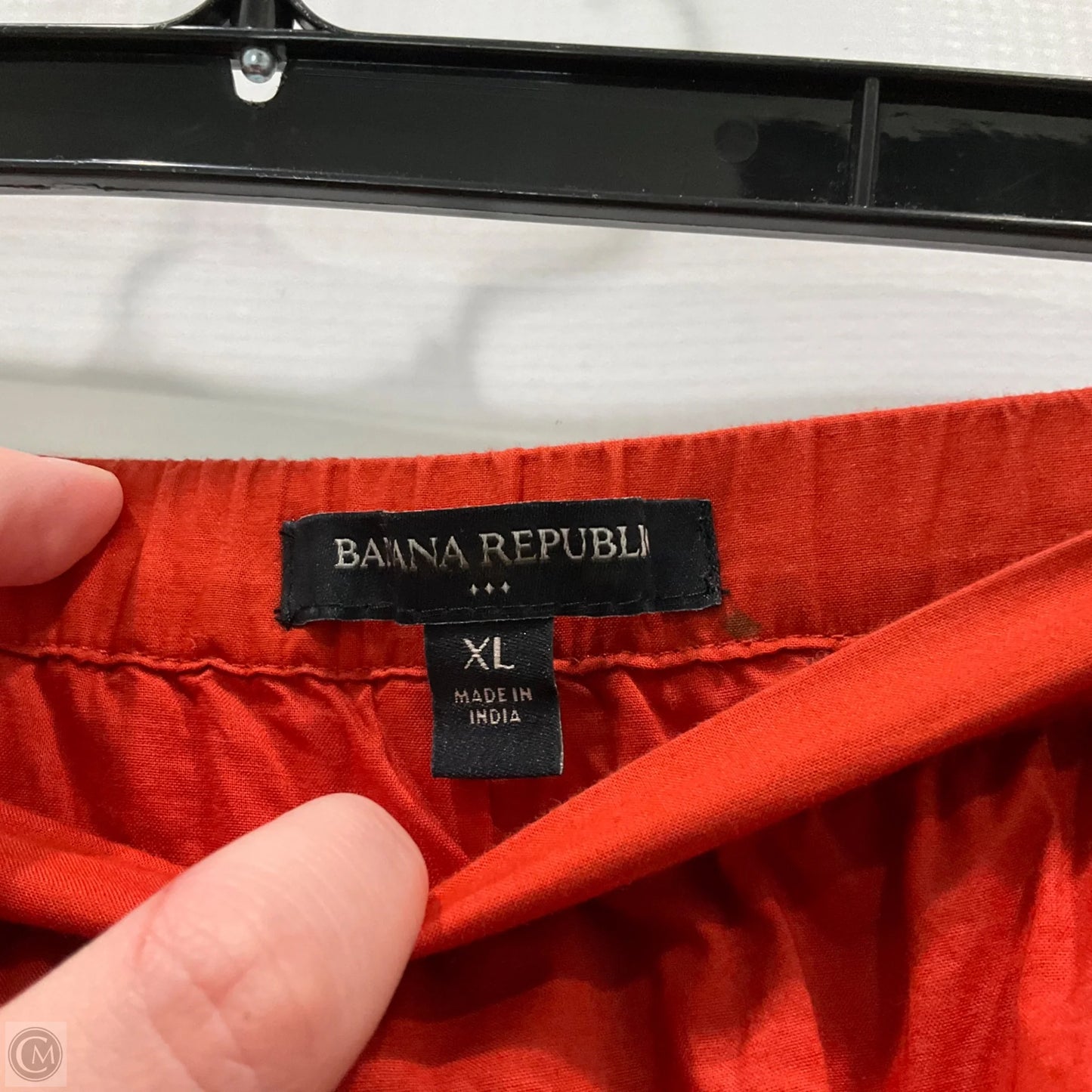 Skirt Maxi By Banana Republic In Orange, Size: Xl