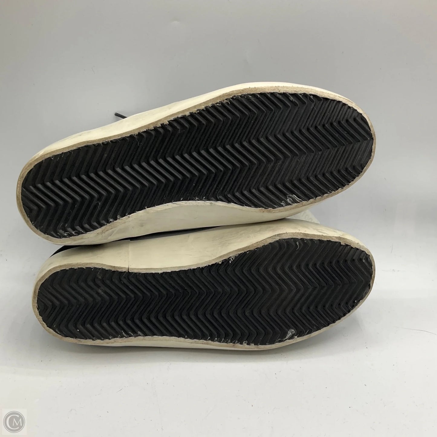 Shoes Luxury Designer By Golden Goose In Silver, Size: 9