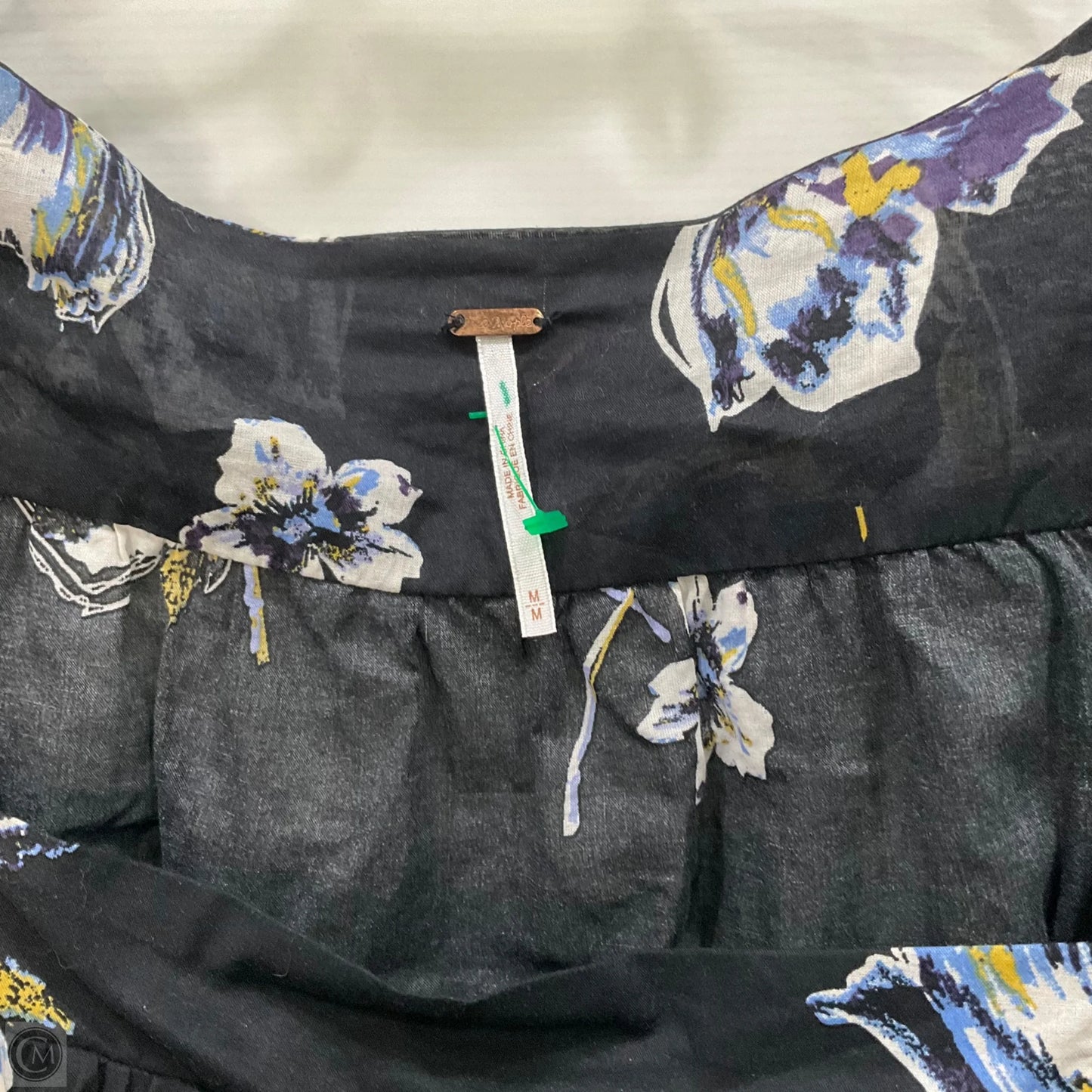 Top Long Sleeve By Free People In Black, Size: M