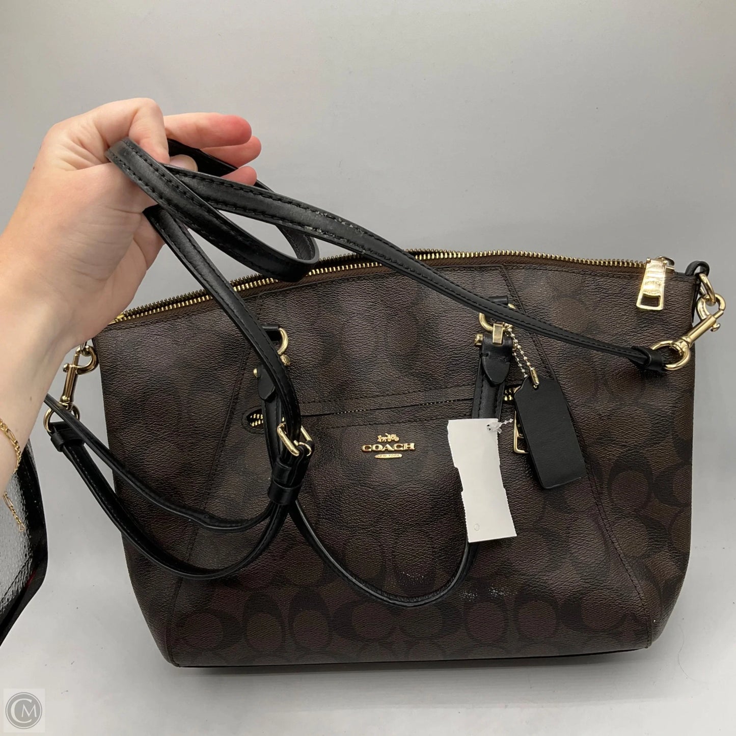 Handbag Designer By Coach, Size: Medium