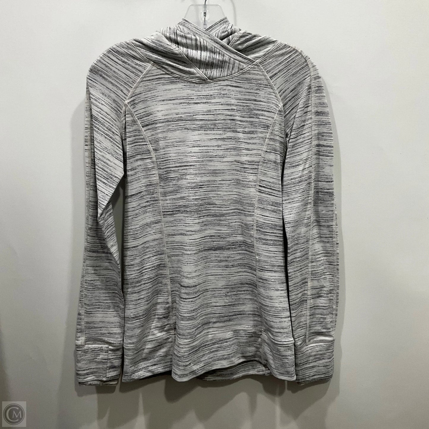Sweatshirt Hoodie By Lululemon In Grey, Size: 6