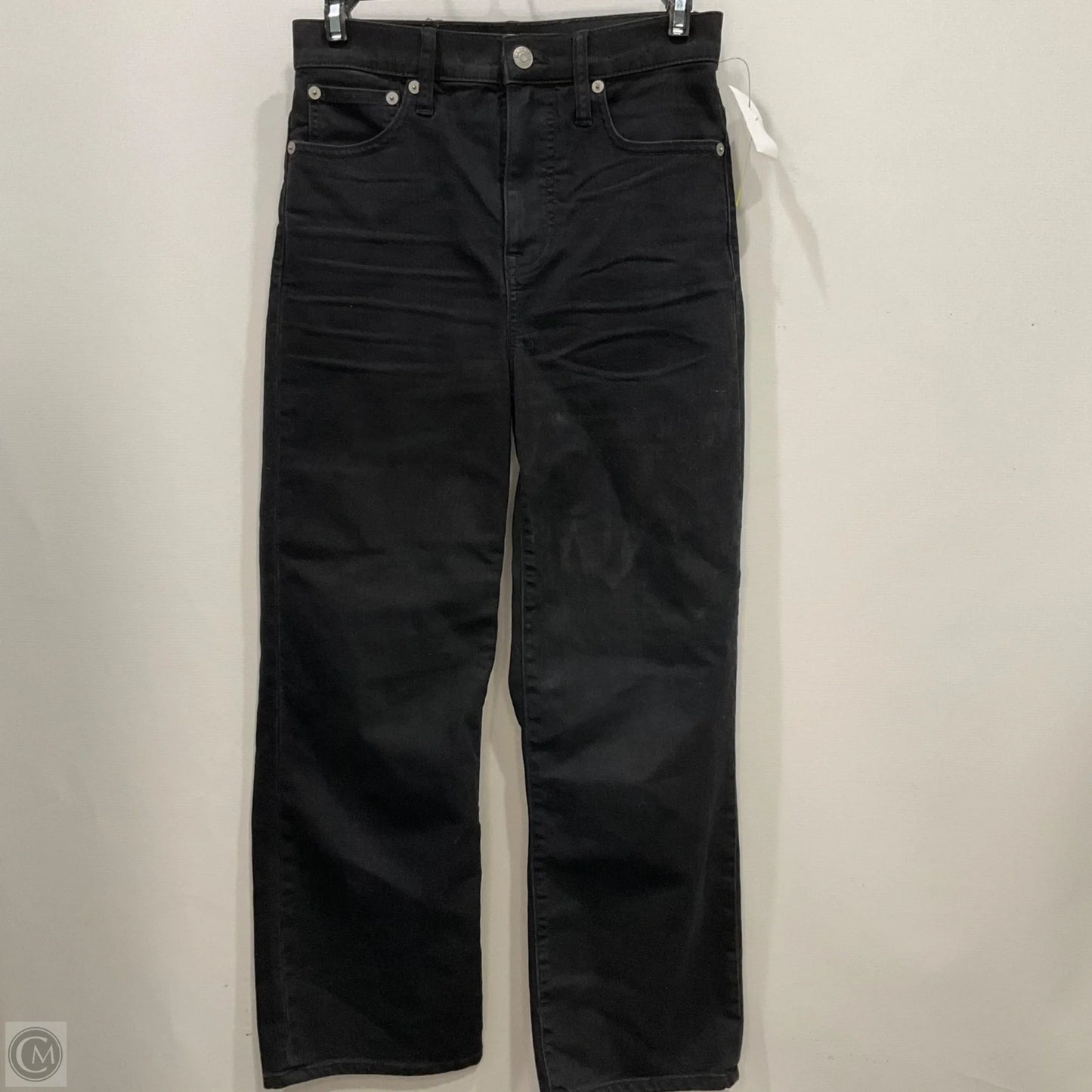Jeans Wide Leg By Madewell In Black, Size: 2