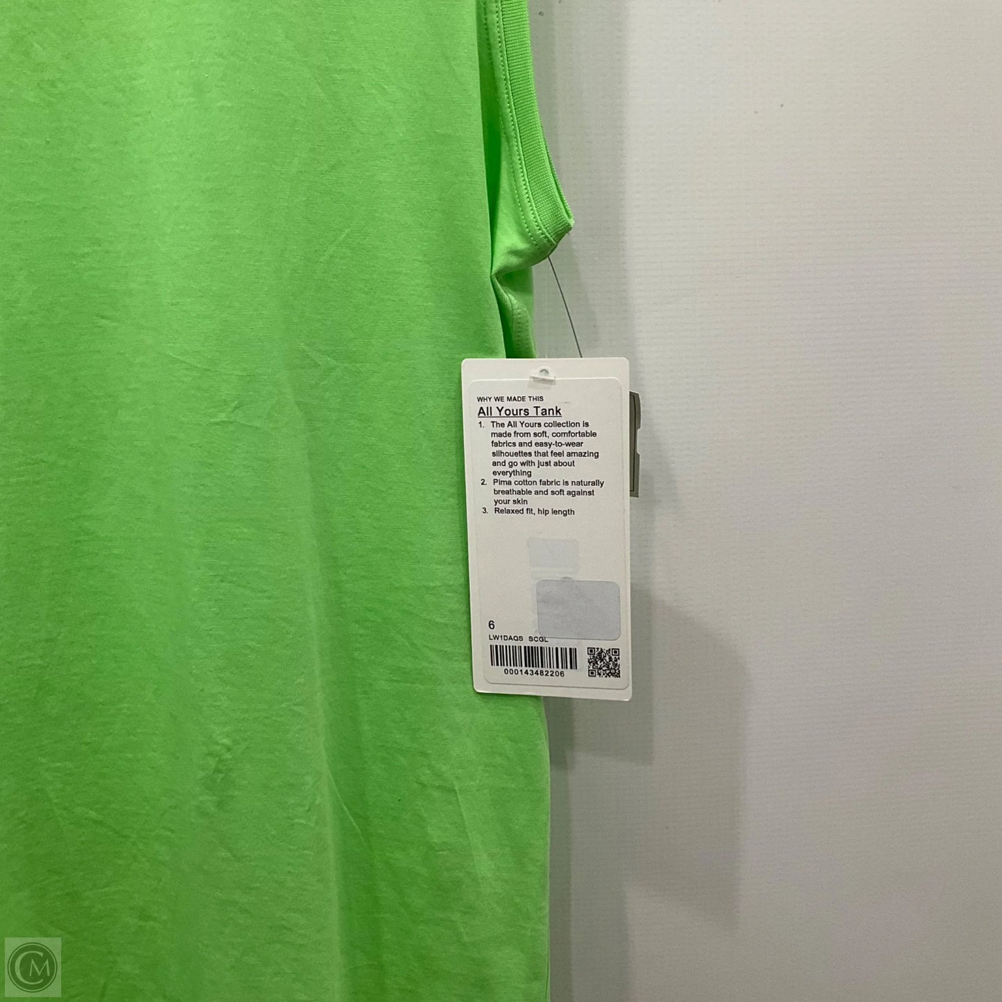 Tank Top By Lululemon In Green, Size: 6
