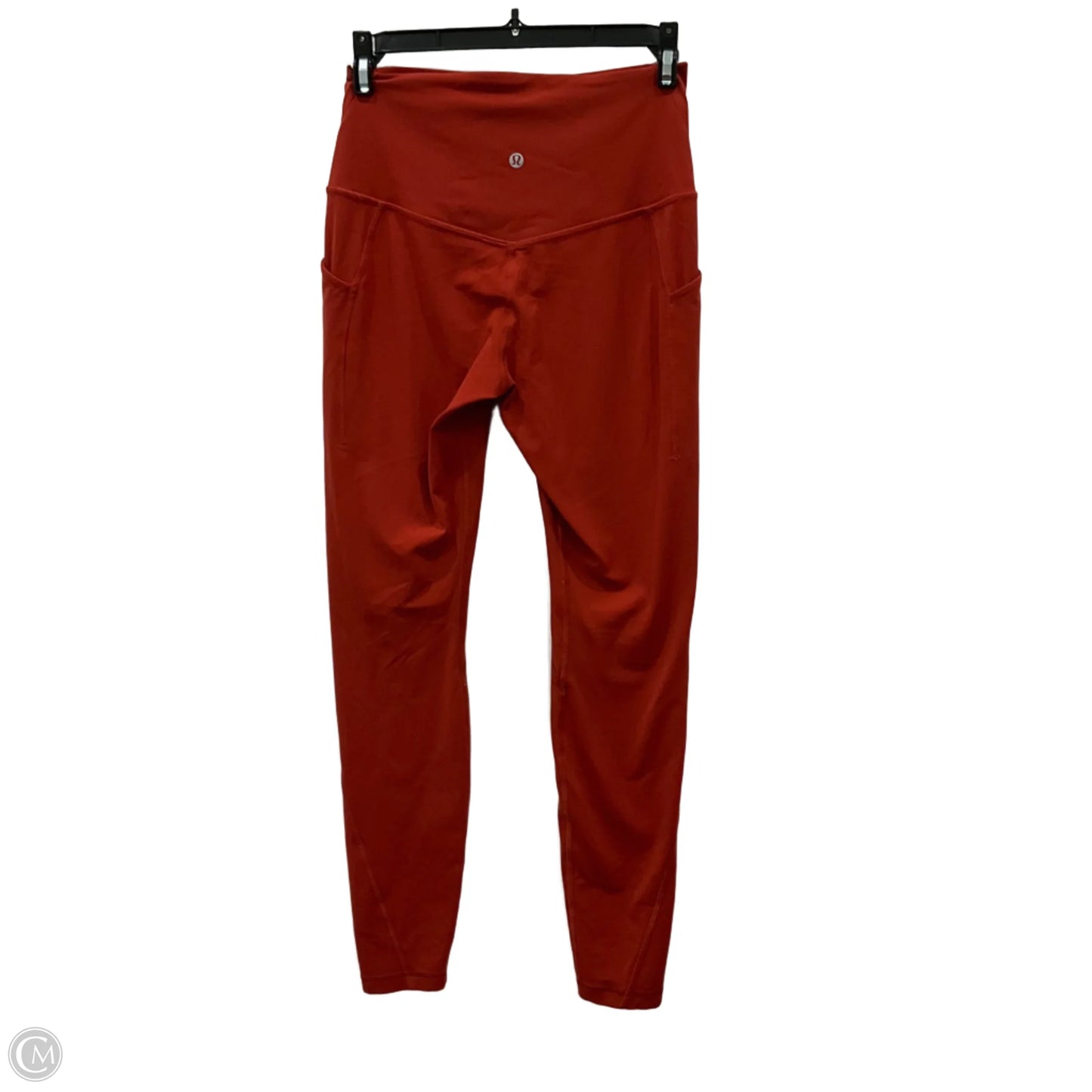 Athletic Leggings By Lululemon In Orange, Size: 6