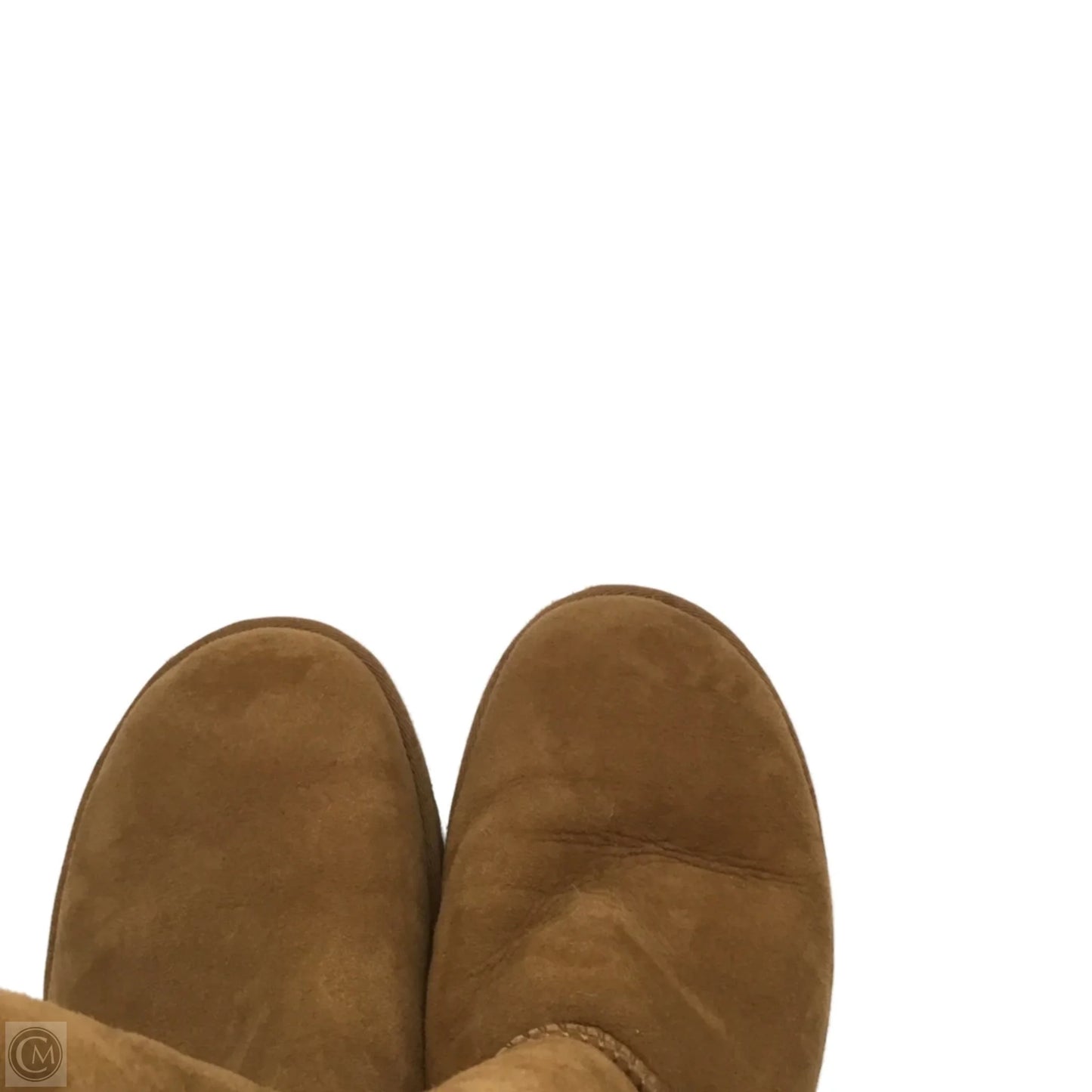 Boots Designer By Ugg In Brown, Size: 9