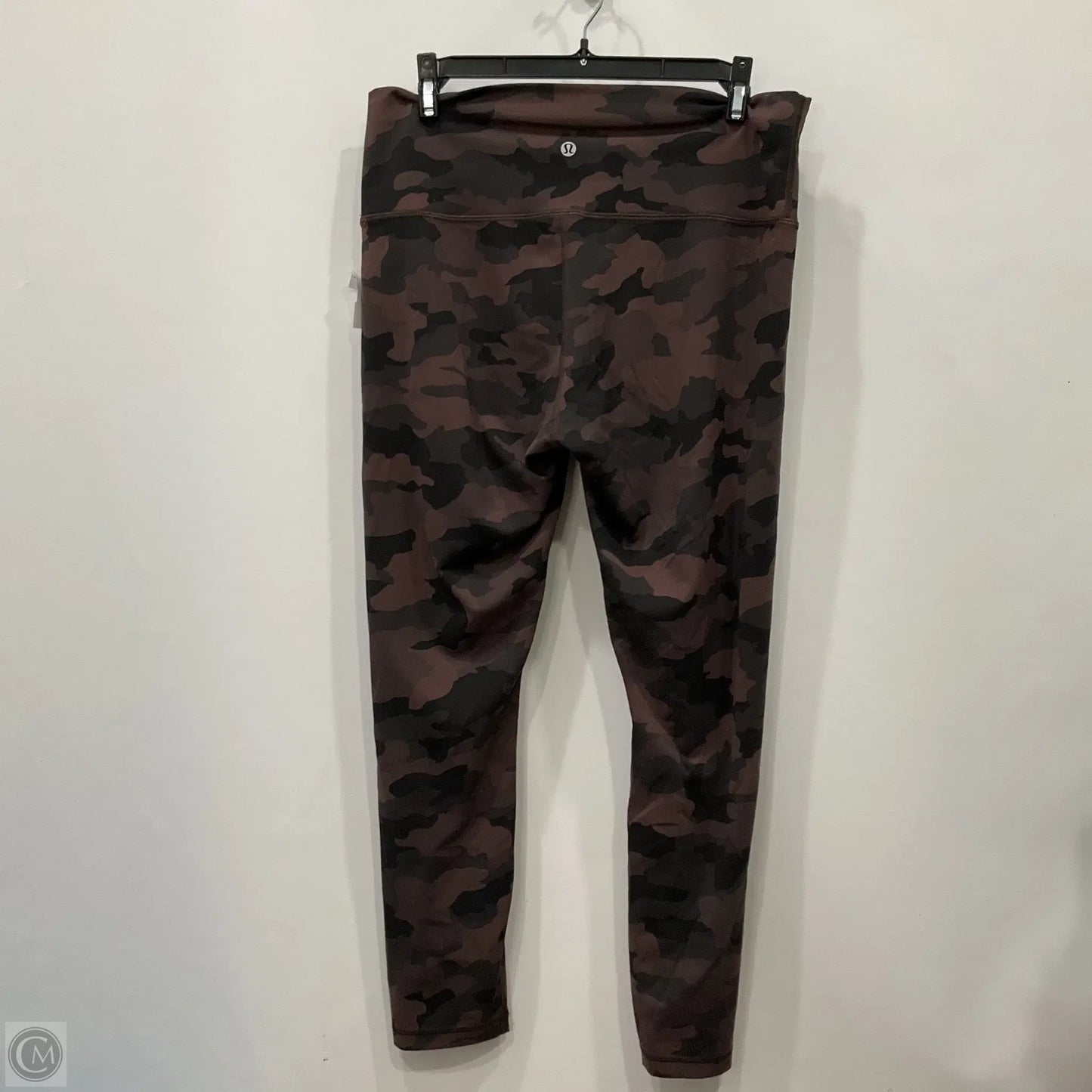Athletic Leggings By Lululemon In Camouflage Print, Size: 12