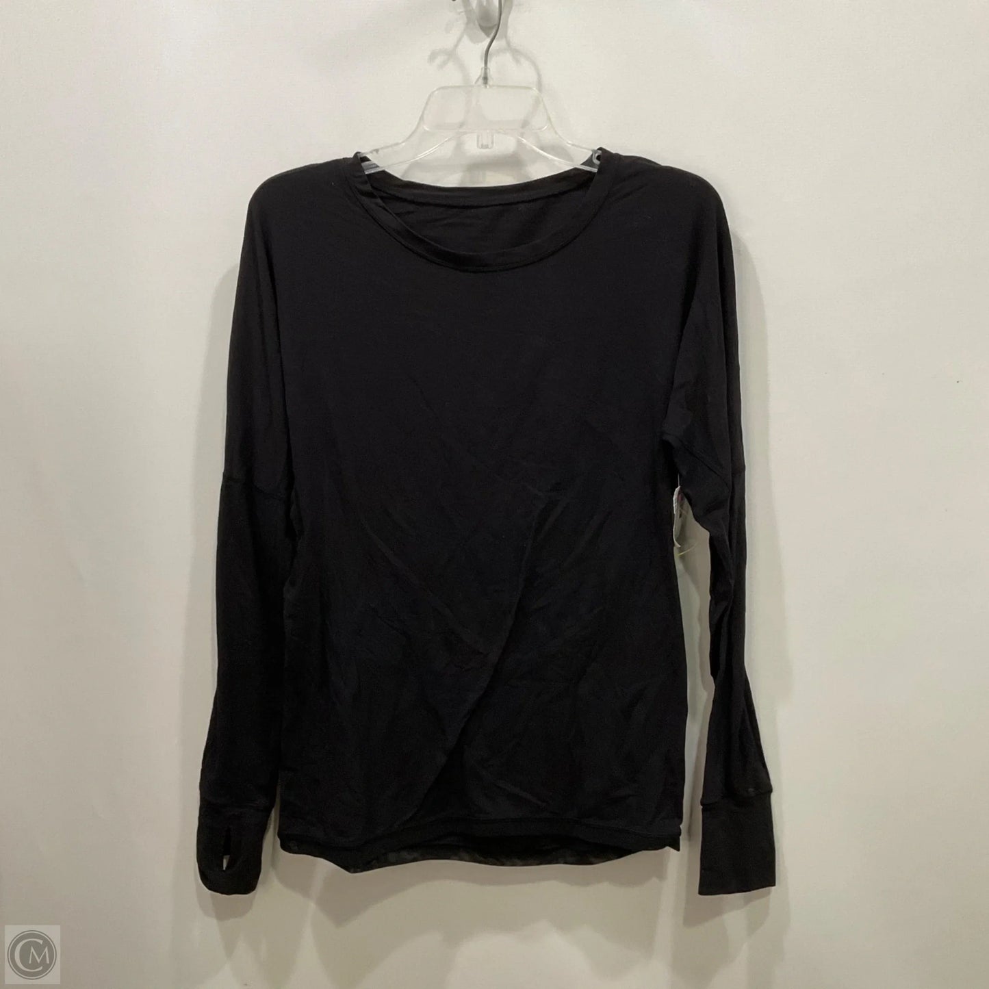 Top Long Sleeve By Lululemon In Black, Size: 10