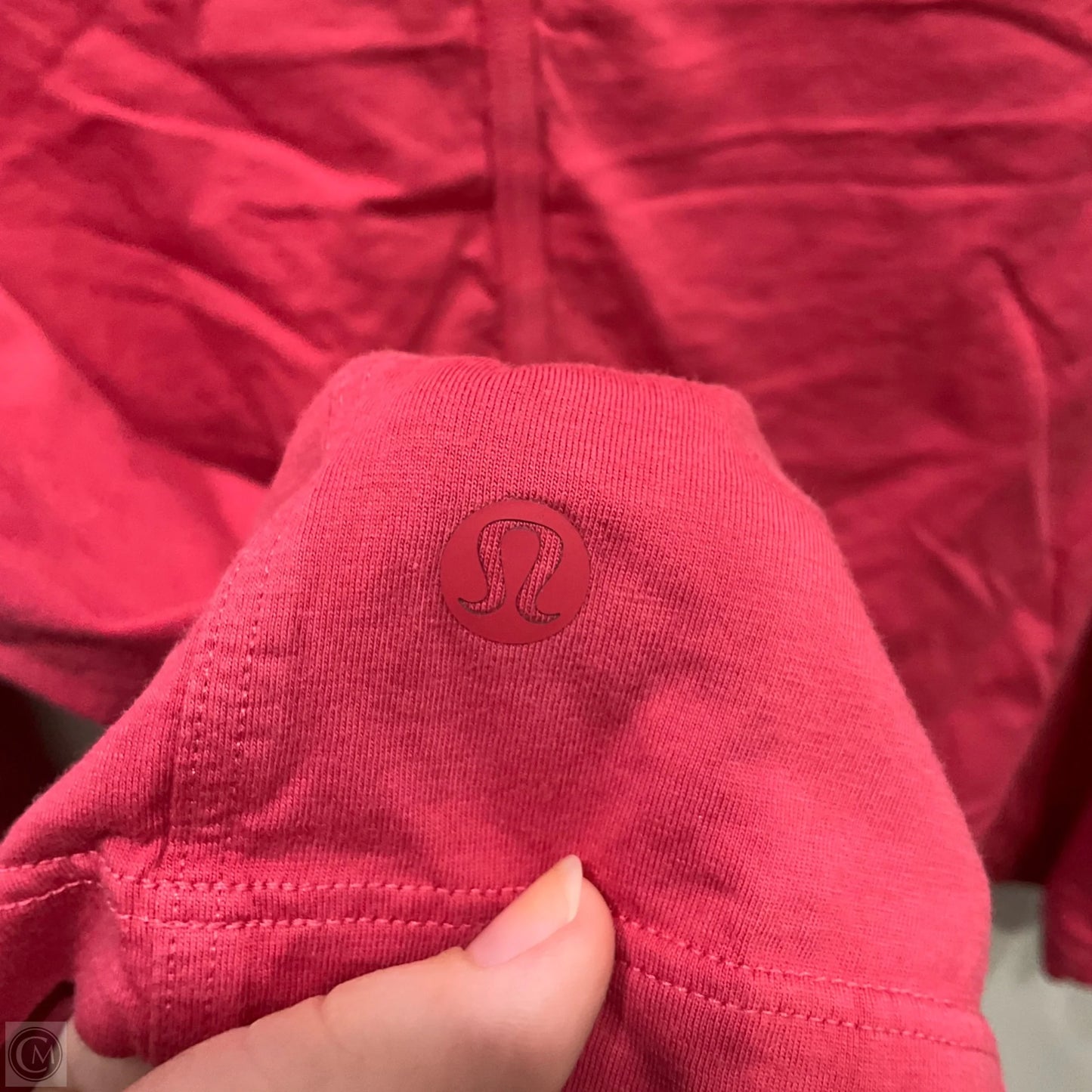 Top Long Sleeve By Lululemon In Red, Size: 10
