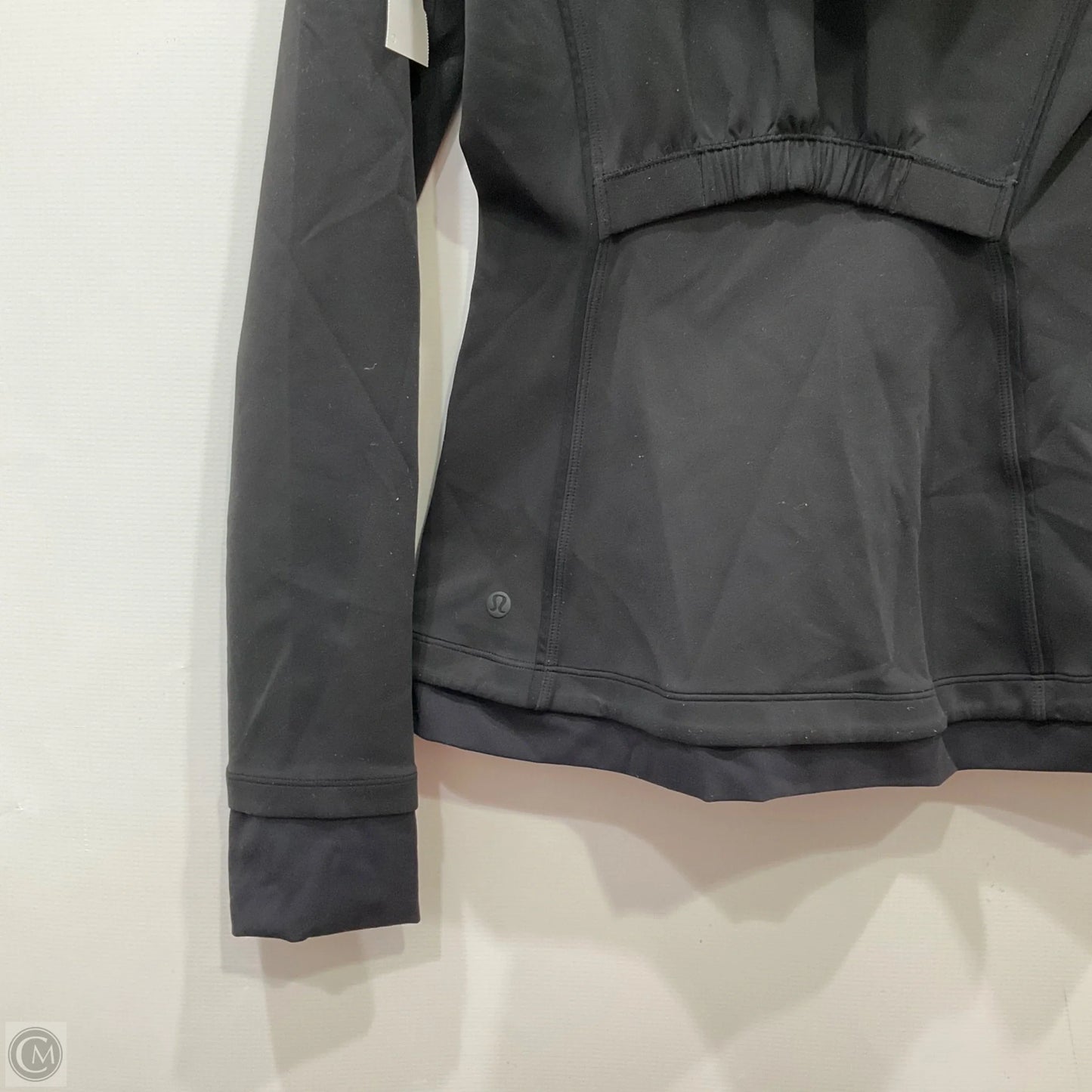 Athletic Jacket By Lululemon In Black, Size: 6