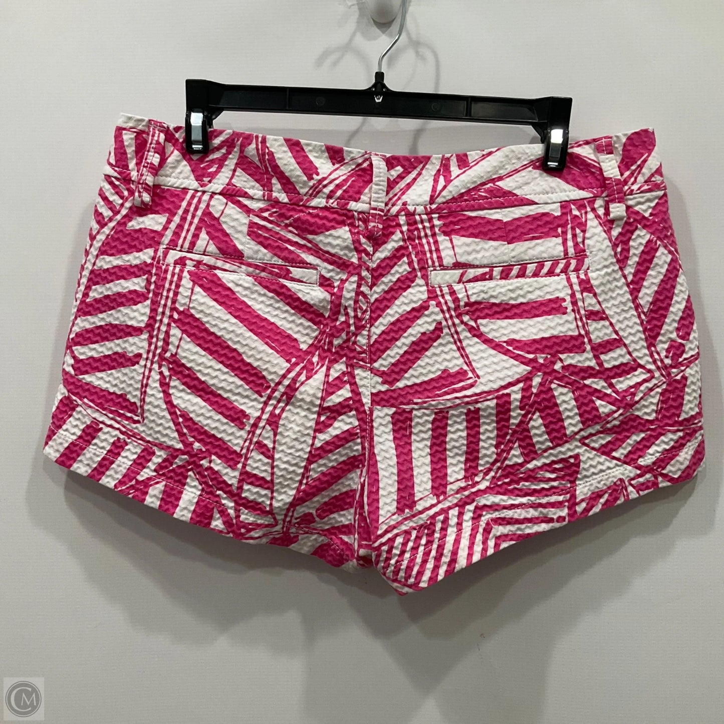 Shorts Designer By Lilly Pulitzer In Pink & White, Size: 8