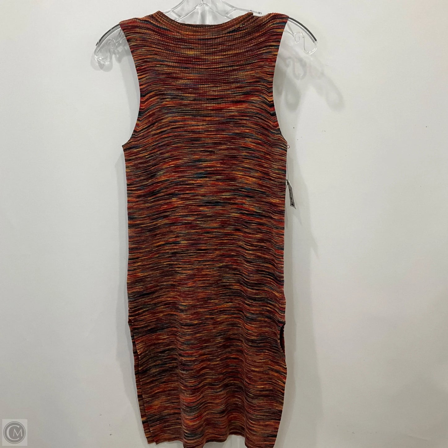 Dress Casual Midi By Anthropologie In Blue & Orange, Size: S