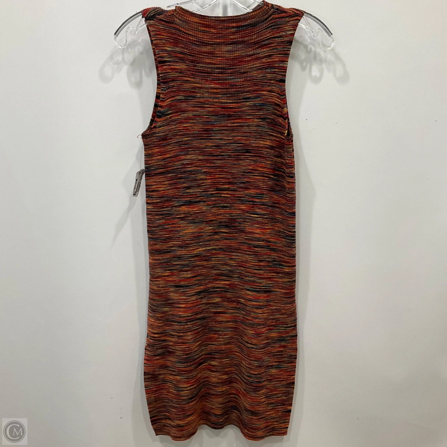 Dress Casual Midi By Anthropologie In Blue & Orange, Size: S