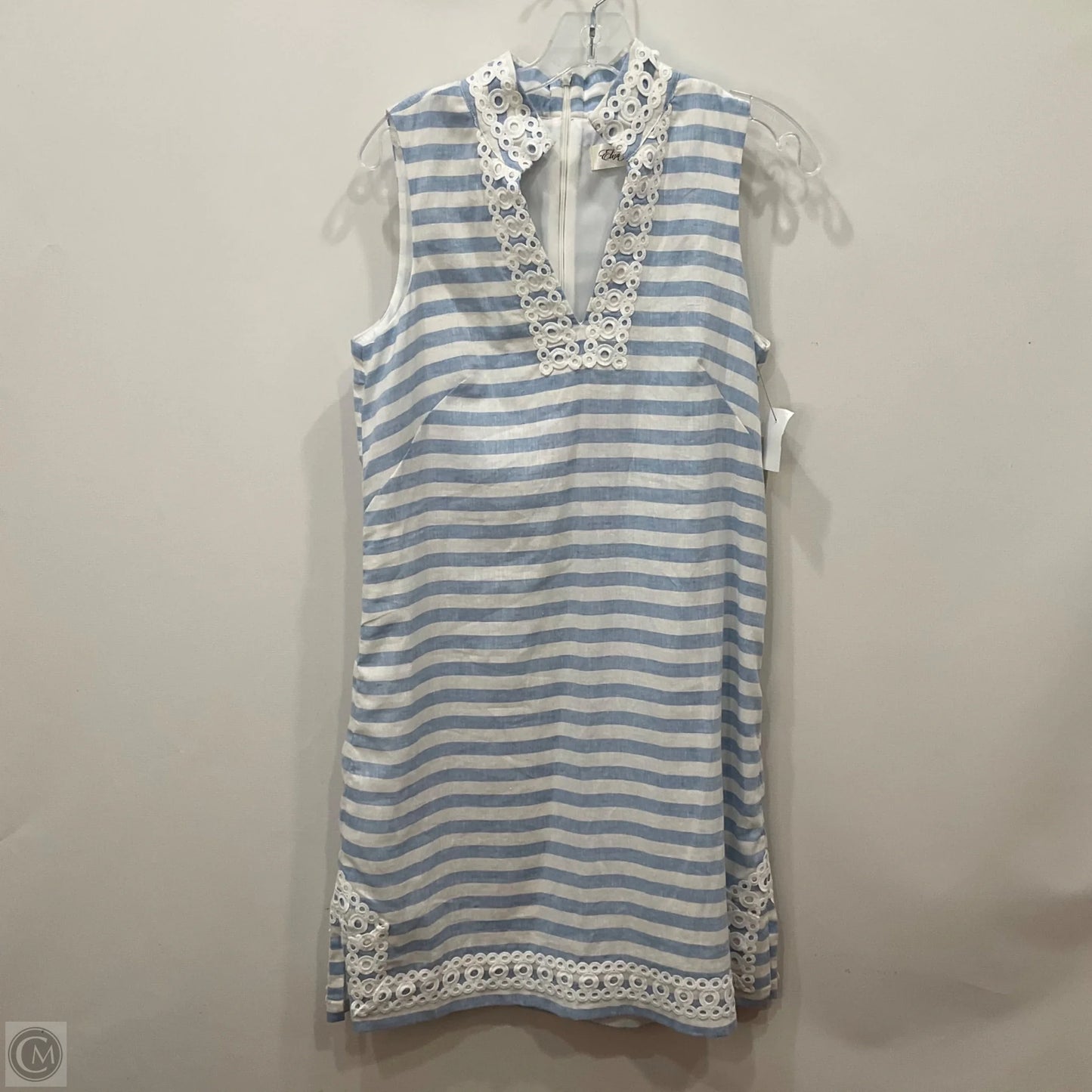 Dress Casual Midi By Eliza J In Striped Pattern, Size: 8