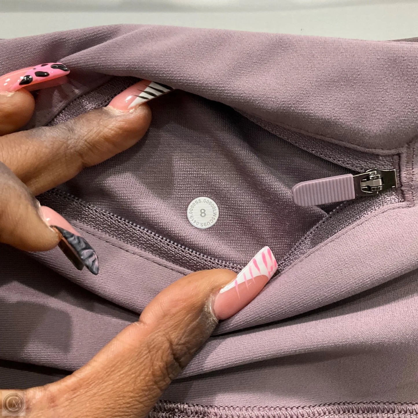 Athletic Leggings By Lululemon In Purple, Size: 8