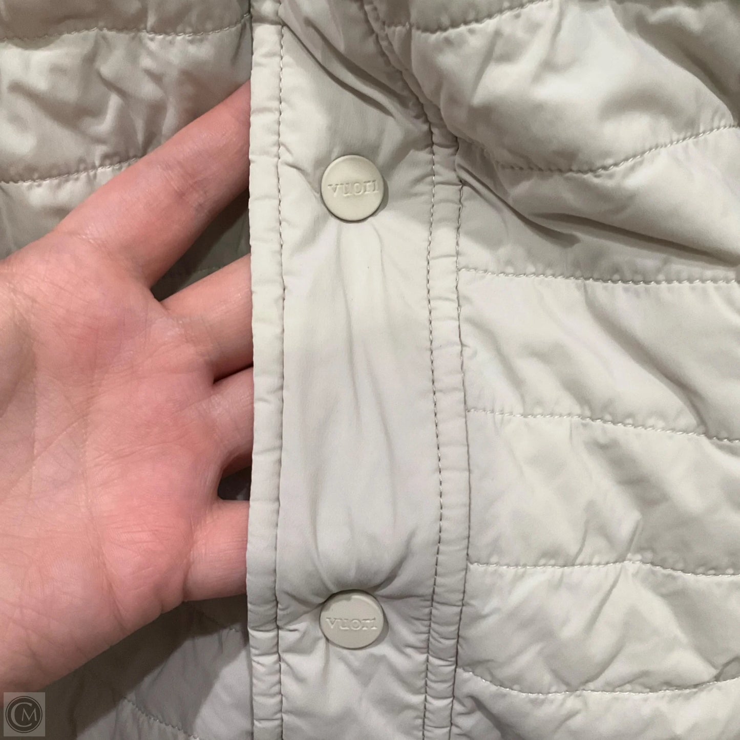 Jacket Puffer & Quilted By Vuori In Cream, Size: S