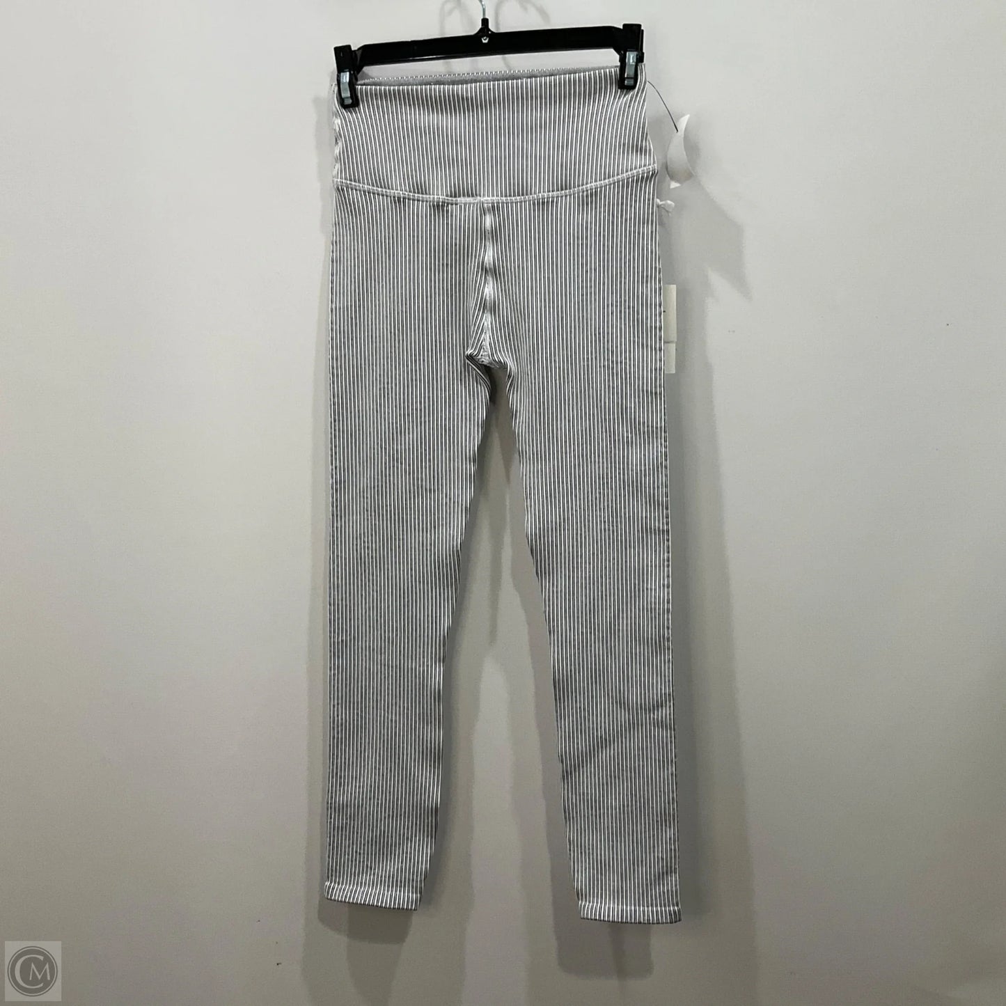 Pants Leggings By Good American In Striped Pattern, Size: 2